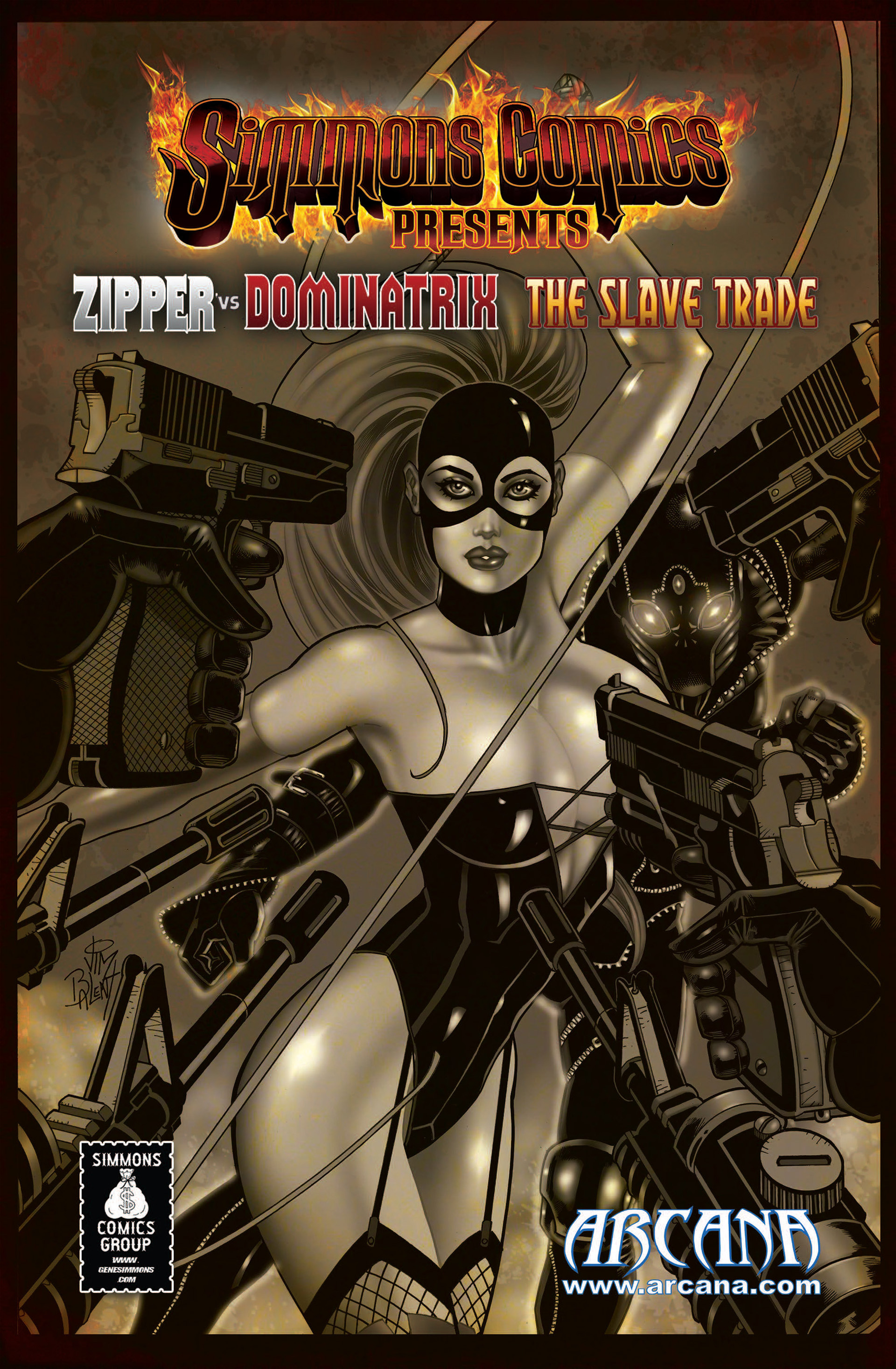 Read online Simmons Comics Presents Zipper vs Dominatrix comic -  Issue # TPB - 3