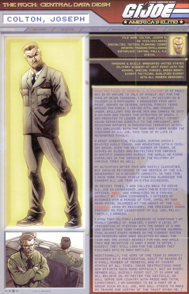 Read online G.I. Joe: Data Desk Handbook comic -  Issue #1 - 4