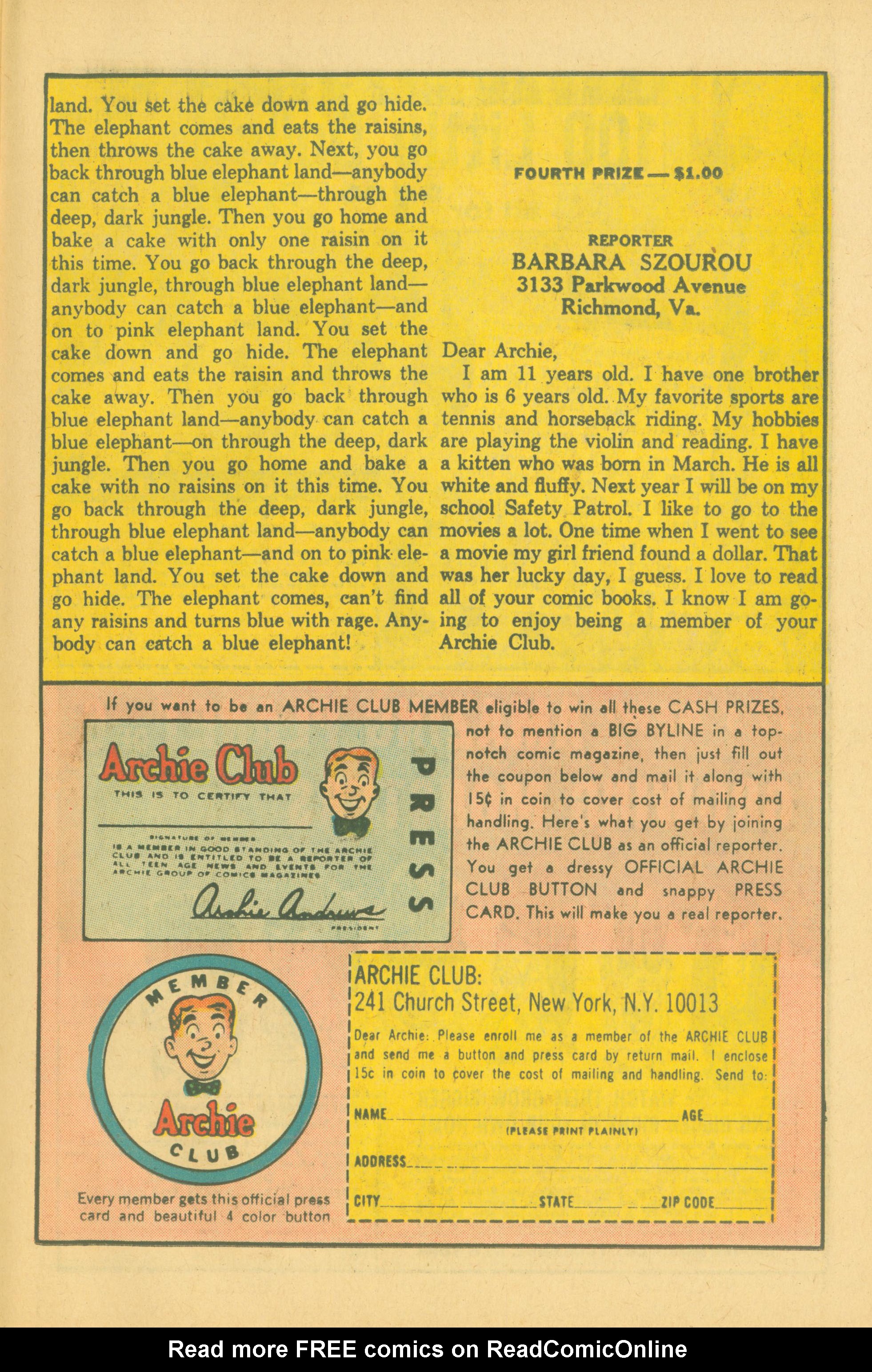 Read online Archie's Joke Book Magazine comic -  Issue #95 - 27
