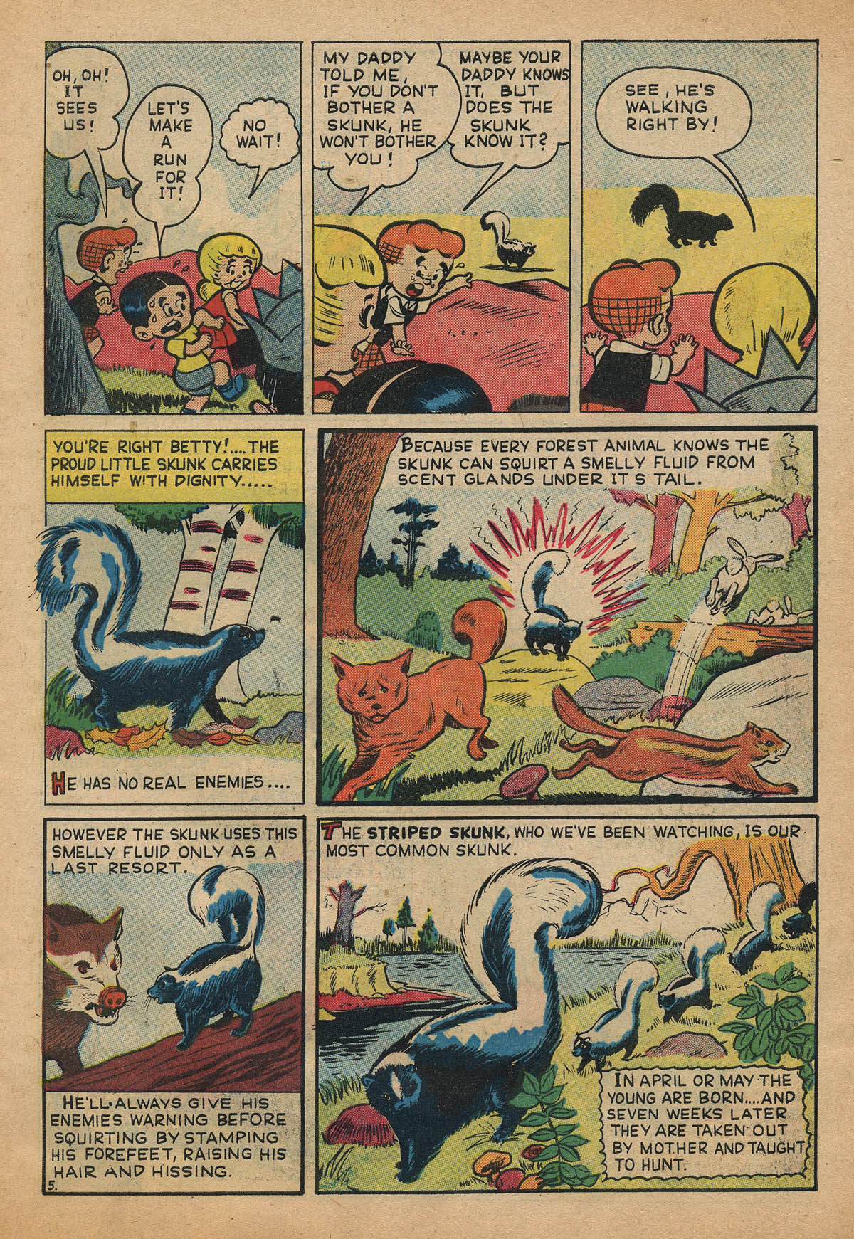 Read online Little Archie In Animal Land comic -  Issue #17 - 7