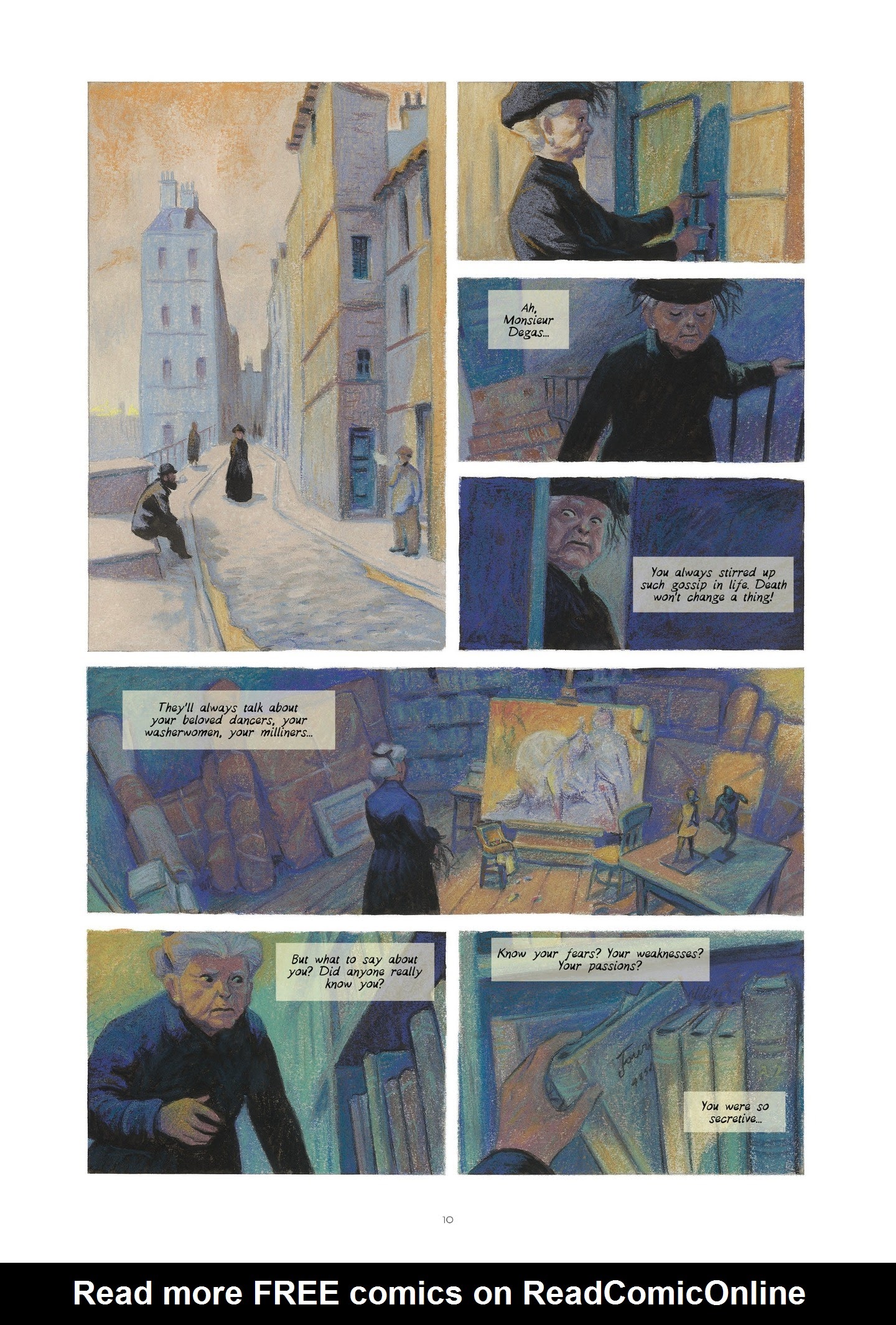 Read online Degas and Cassatt: The Dance of Solitude comic -  Issue # TPB - 10