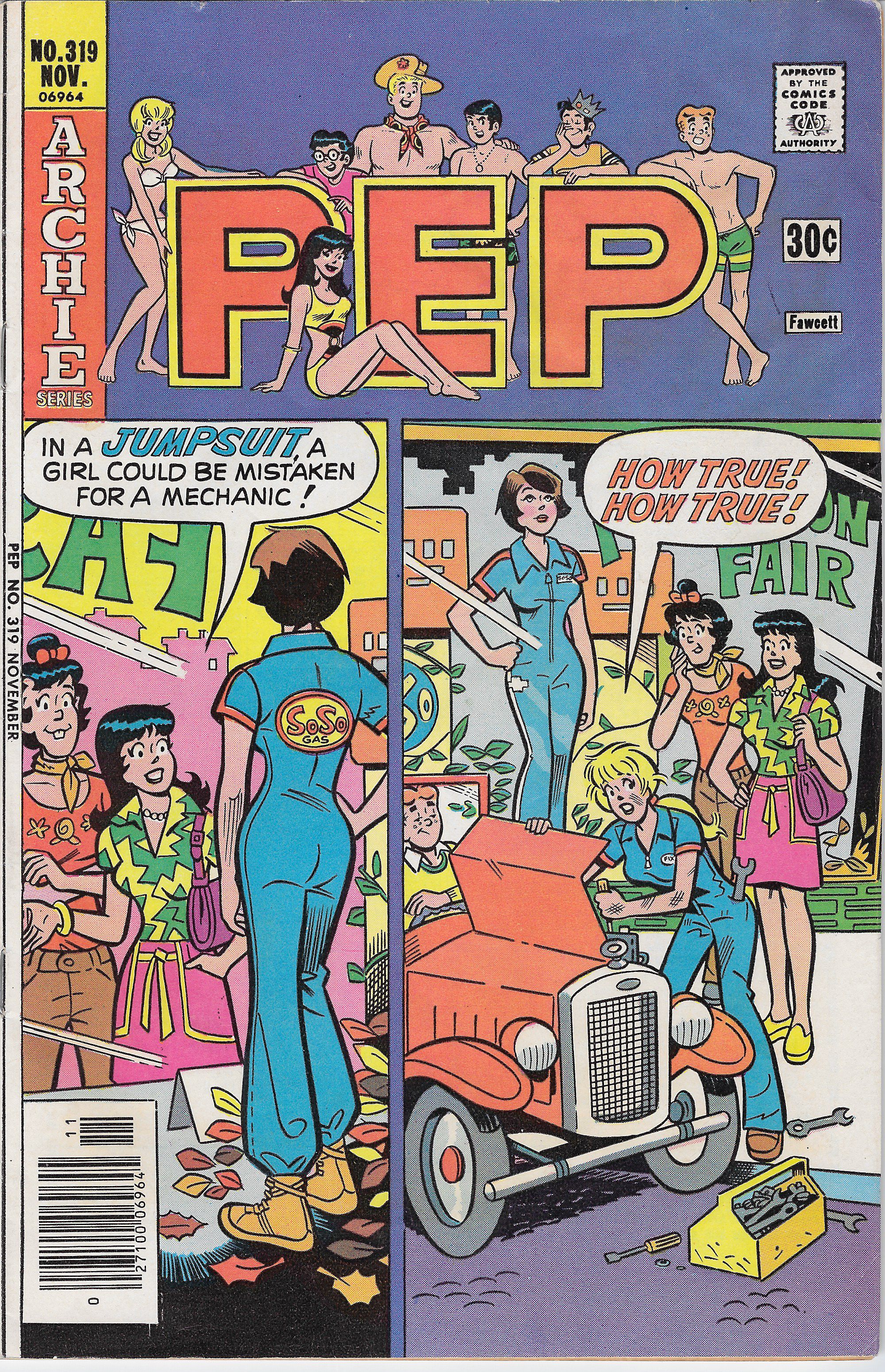 Read online Pep Comics comic -  Issue #319 - 1