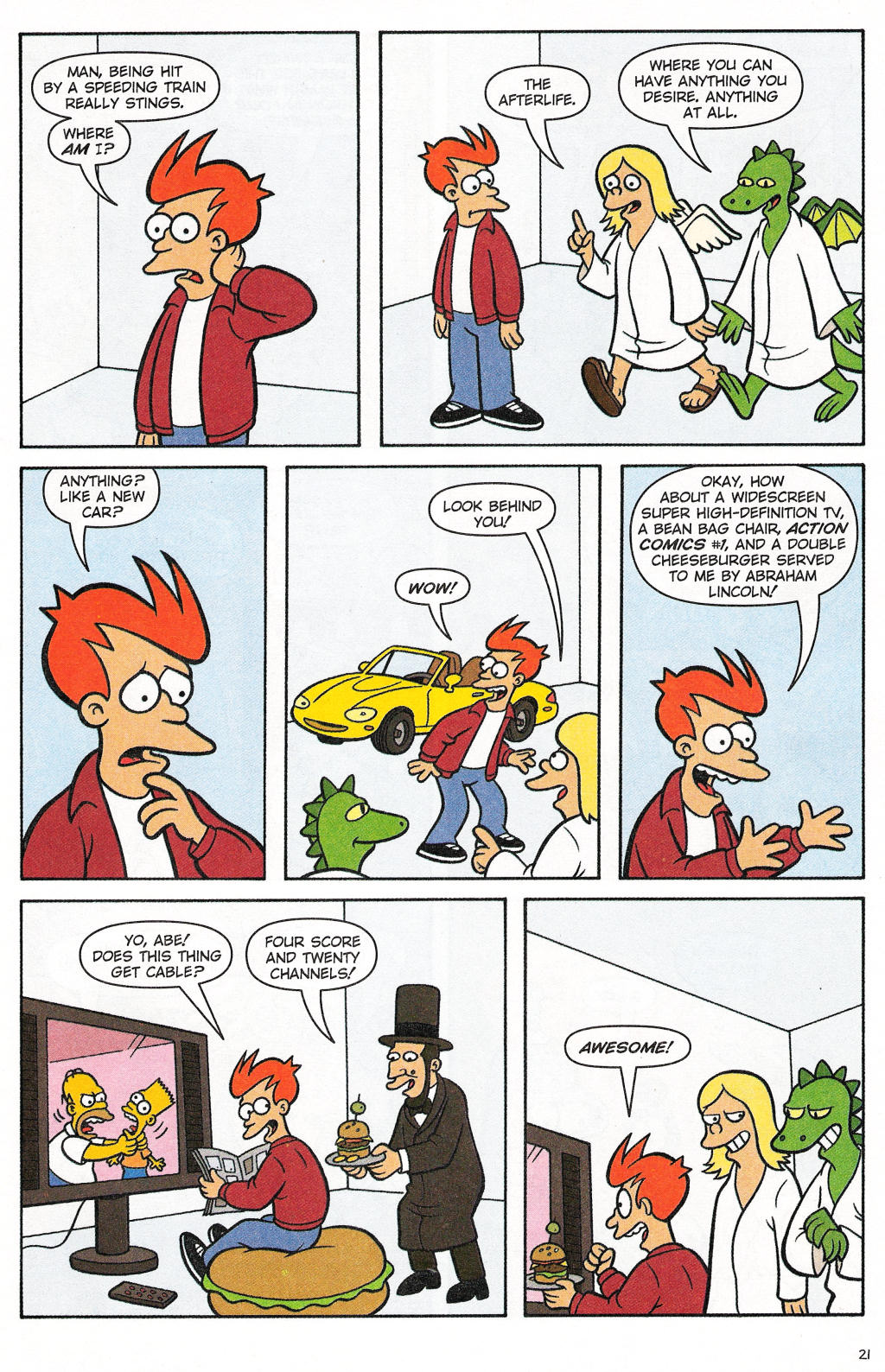 Read online Futurama Comics comic -  Issue #28 - 17