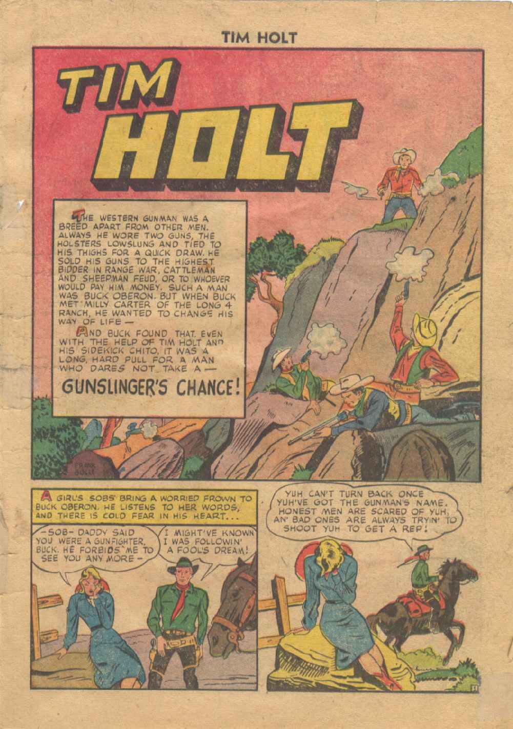 Read online Tim Holt comic -  Issue #6 - 3