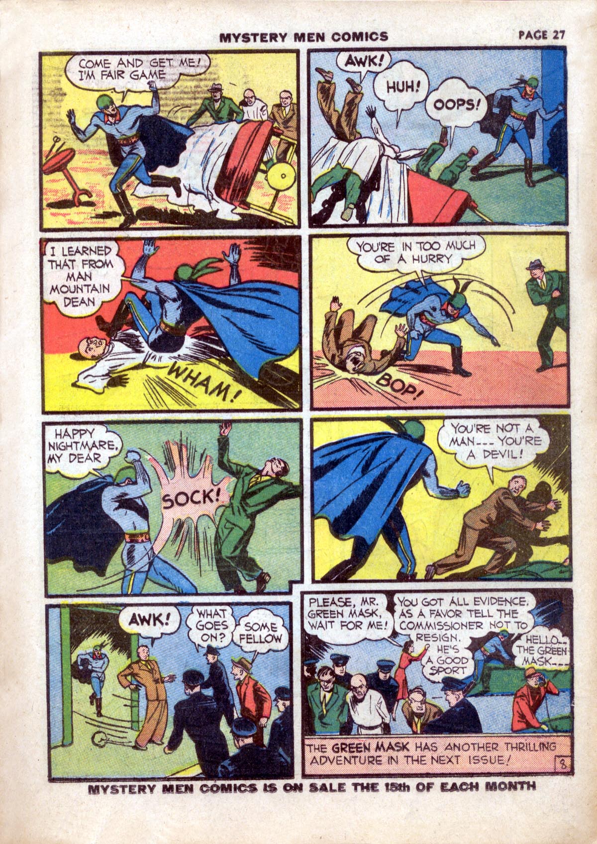 Read online Mystery Men Comics comic -  Issue #13 - 31