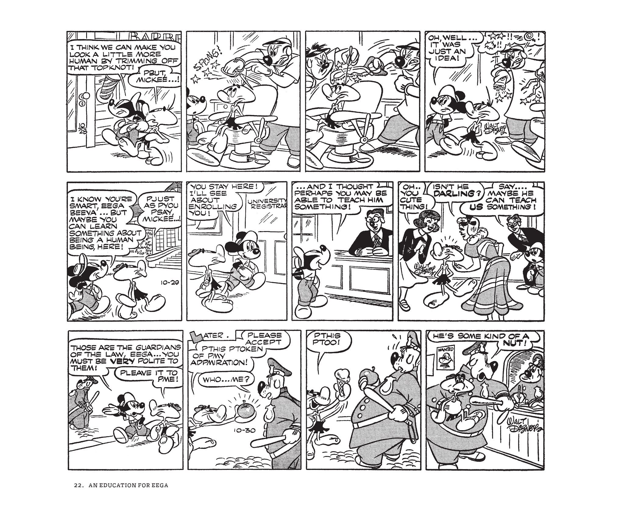 Read online Walt Disney's Mickey Mouse by Floyd Gottfredson comic -  Issue # TPB 10 (Part 1) - 22