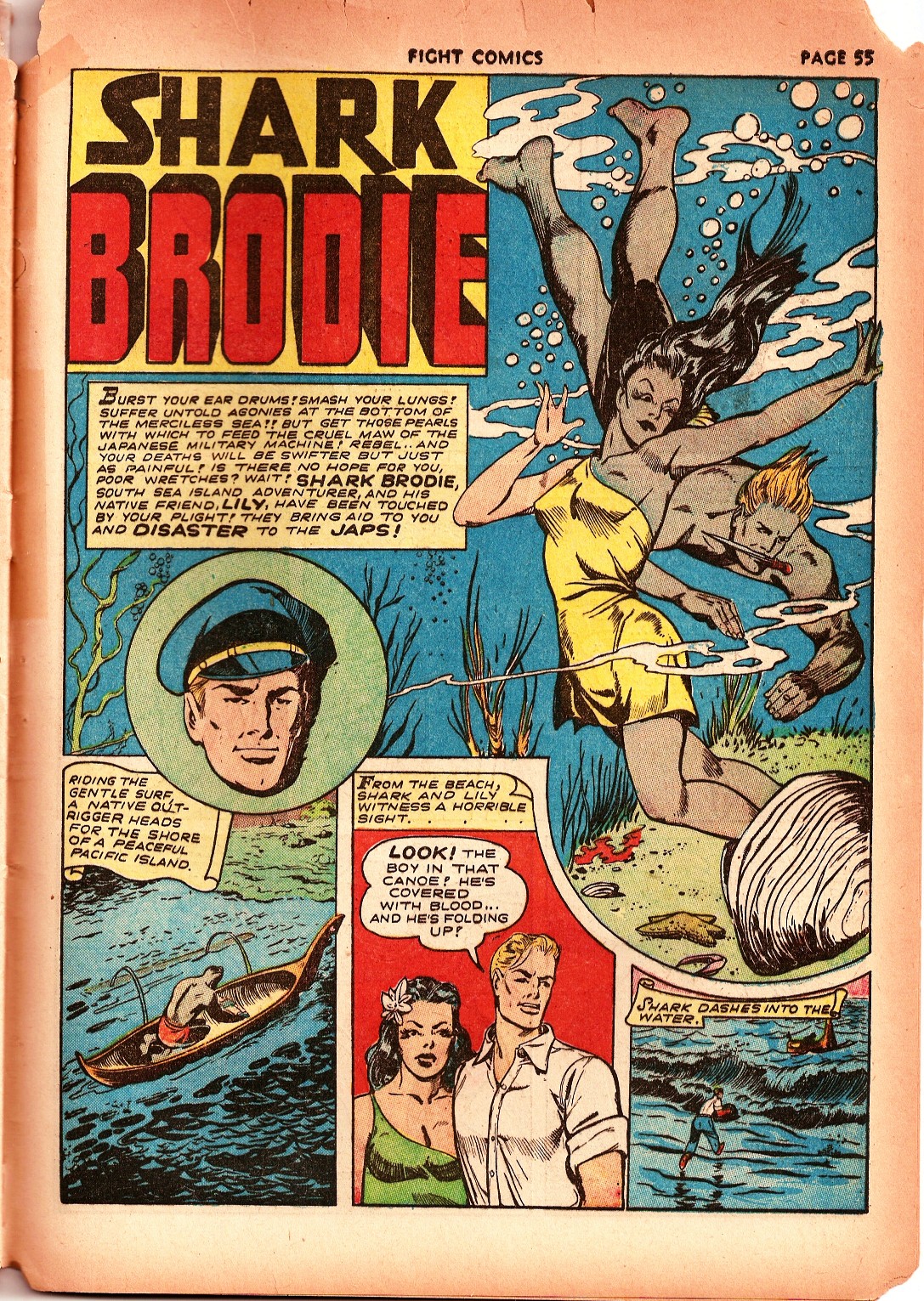 Read online Fight Comics comic -  Issue #23 - 57