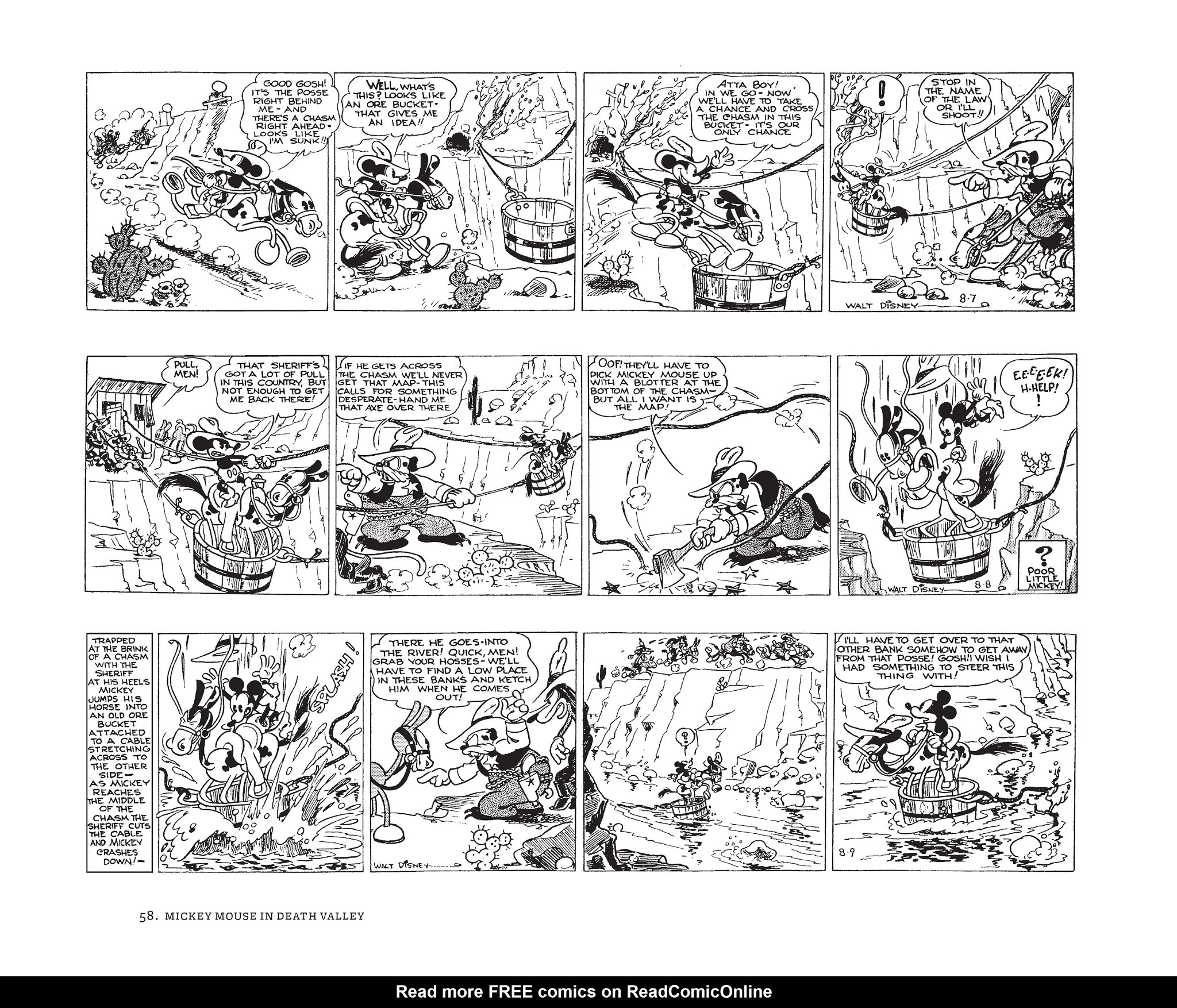 Read online Walt Disney's Mickey Mouse by Floyd Gottfredson comic -  Issue # TPB 1 (Part 1) - 58