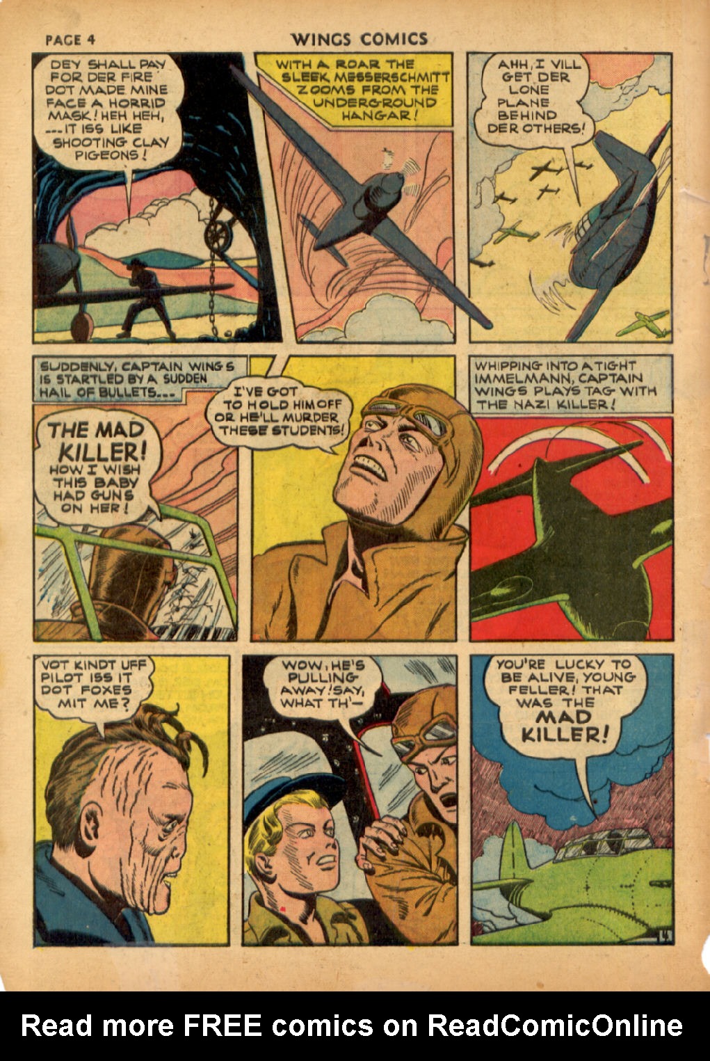 Read online Wings Comics comic -  Issue #16 - 6