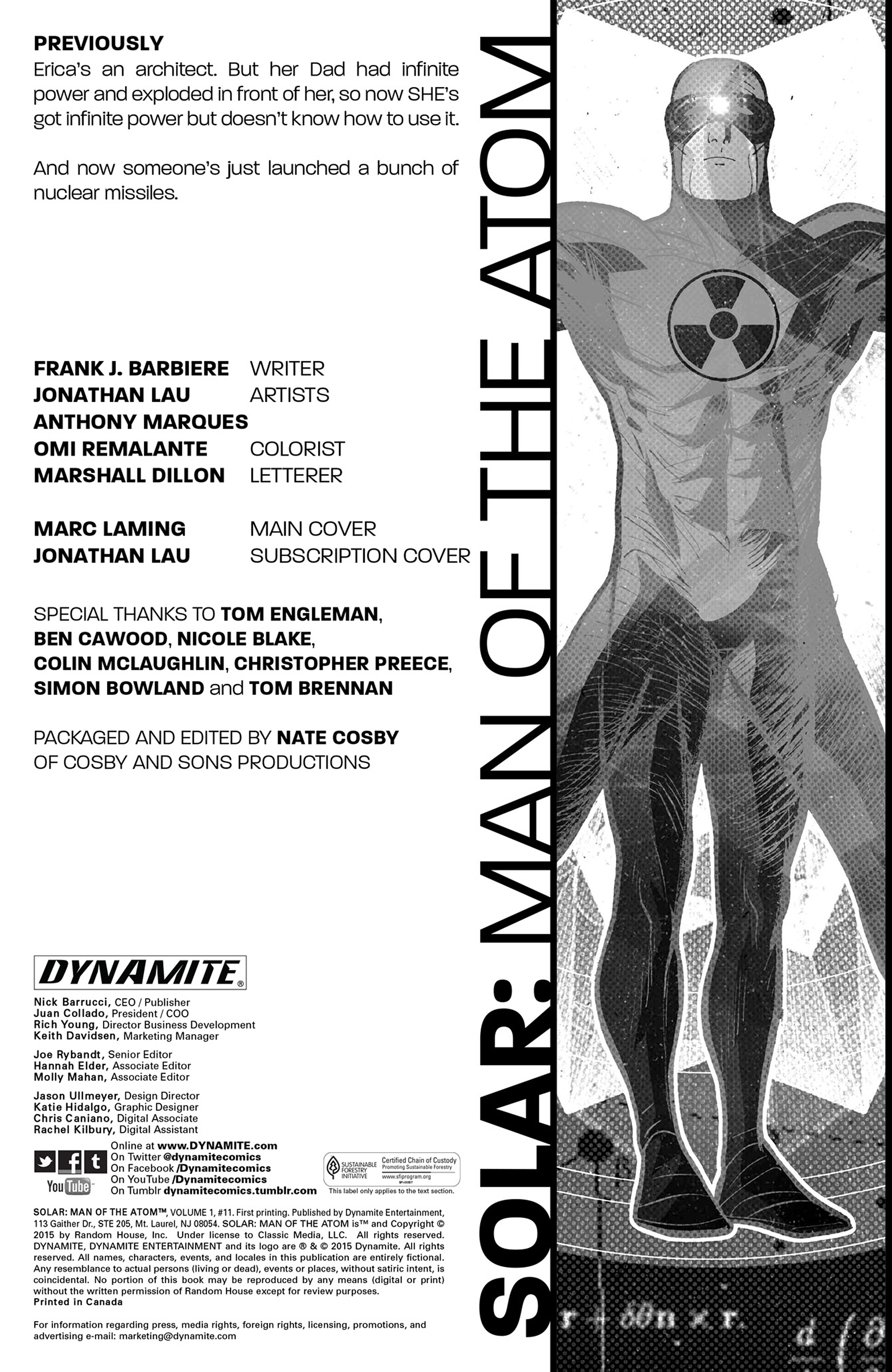 Read online Solar: Man of the Atom (2014) comic -  Issue #11 - 2
