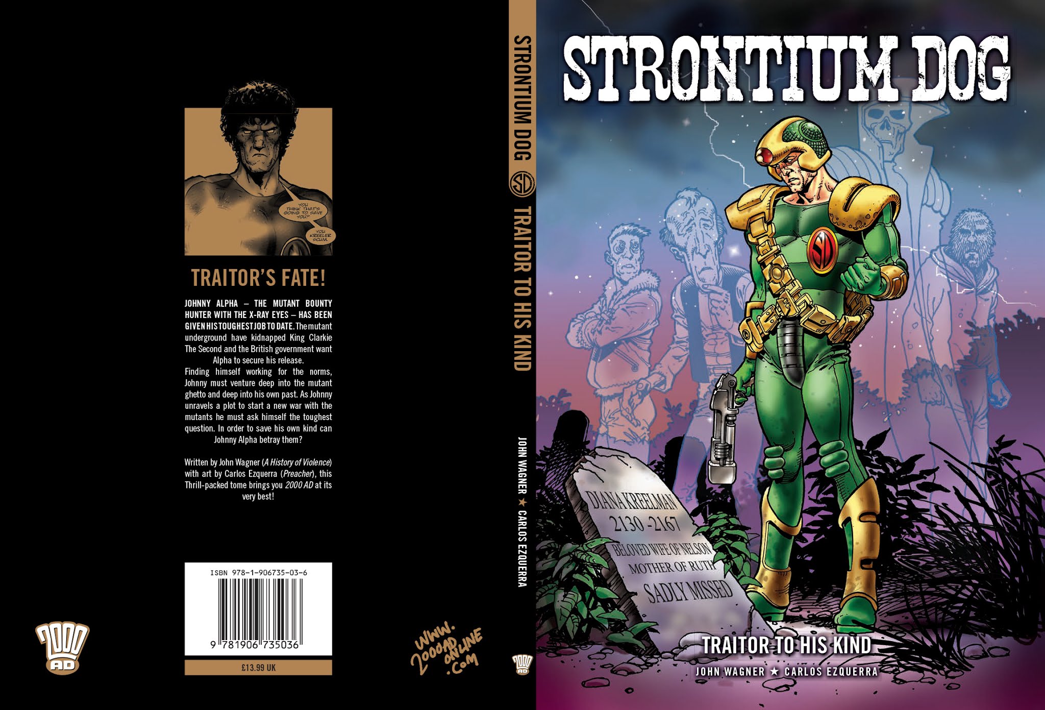 Read online Strontium Dog: Traitor To His Kind comic -  Issue # TPB (Part 1) - 1