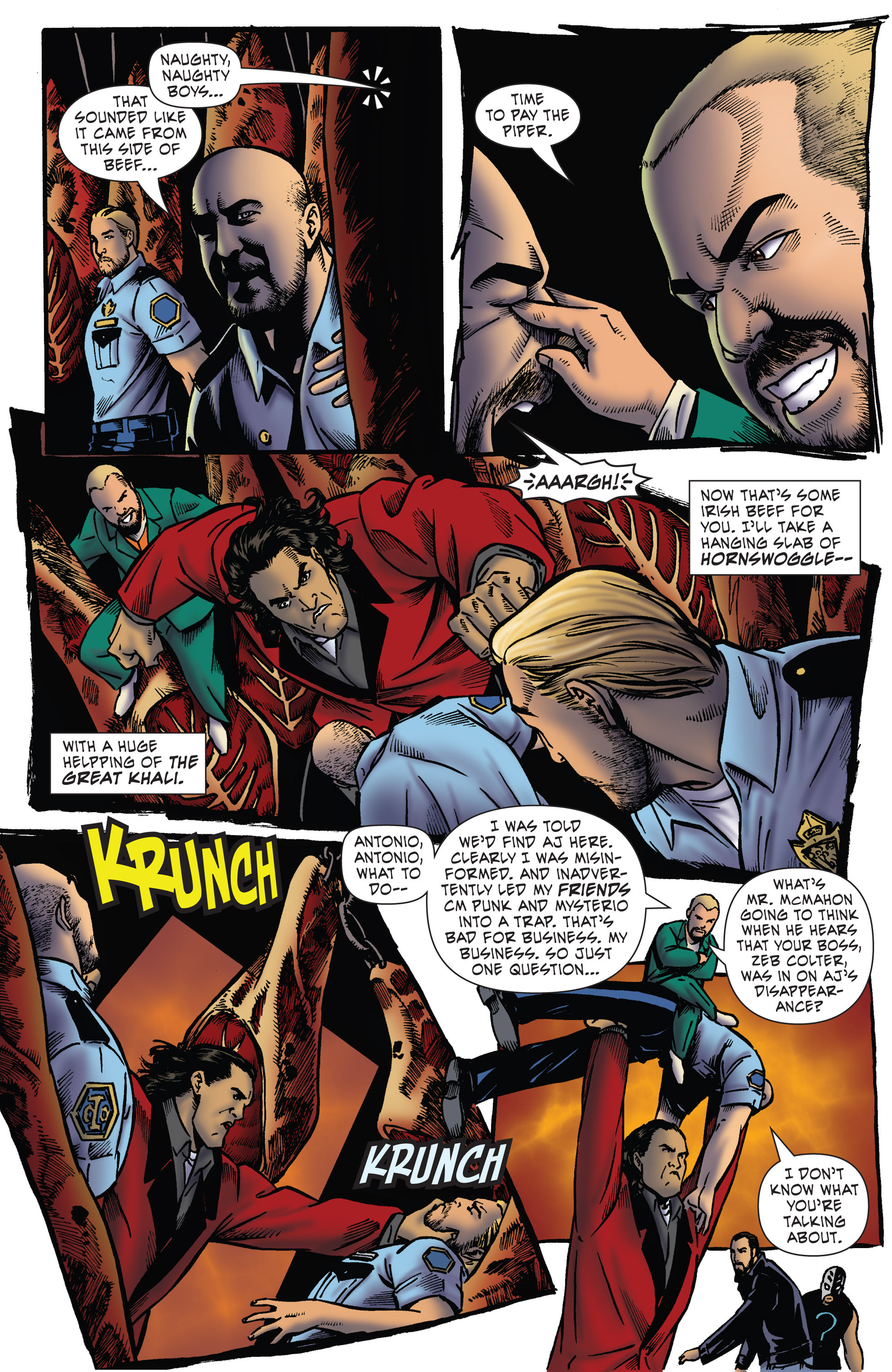 Read online WWE Superstars comic -  Issue #3 - 7