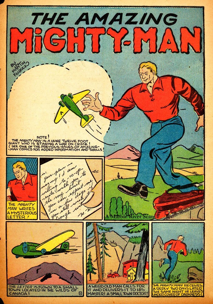 Read online Amazing Man Comics comic -  Issue #12 - 59