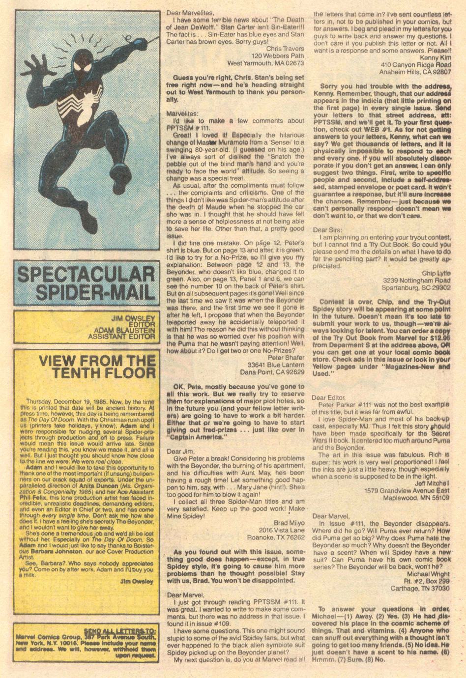 Read online The Spectacular Spider-Man (1976) comic -  Issue #115 - 25