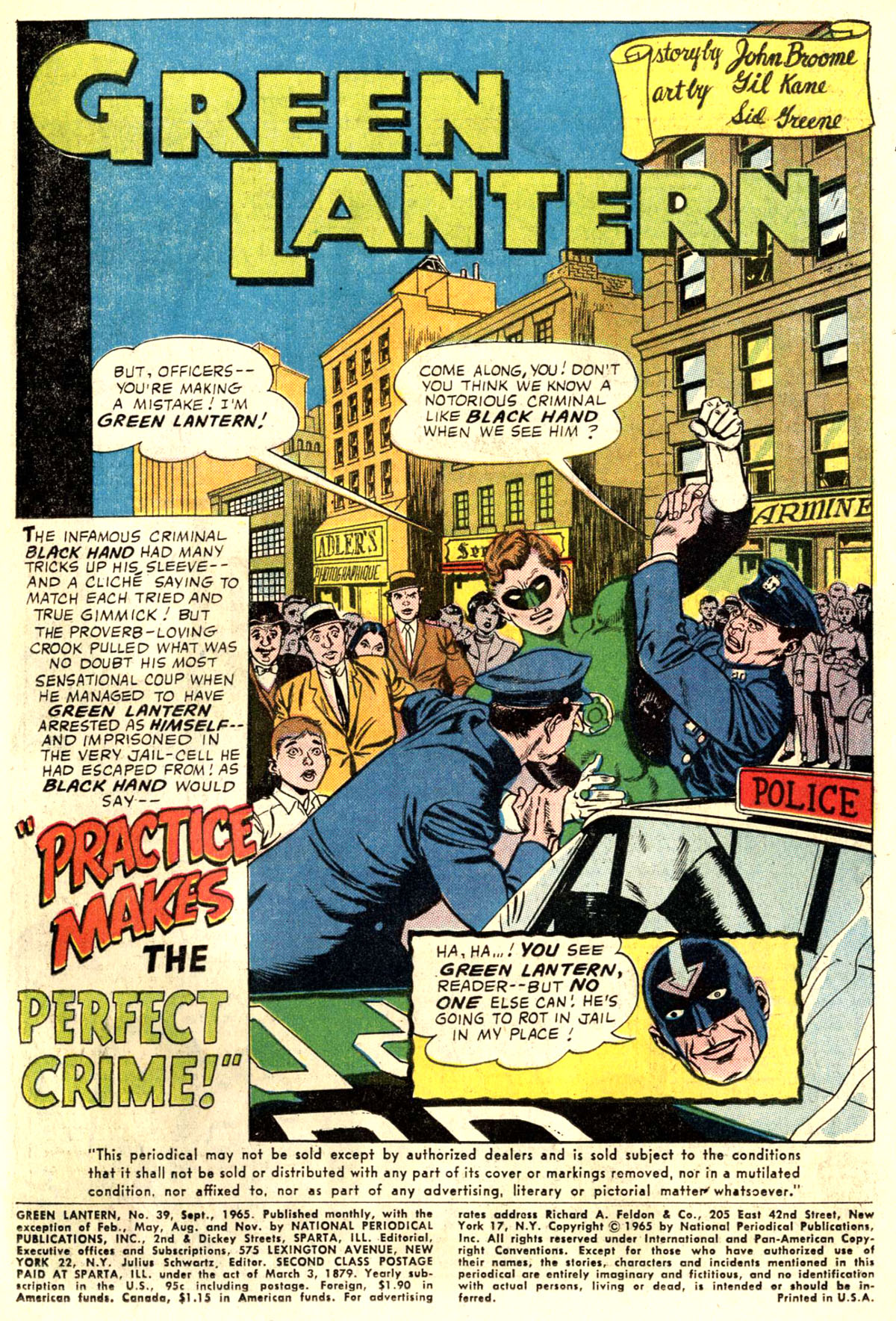 Read online Green Lantern (1960) comic -  Issue #39 - 3