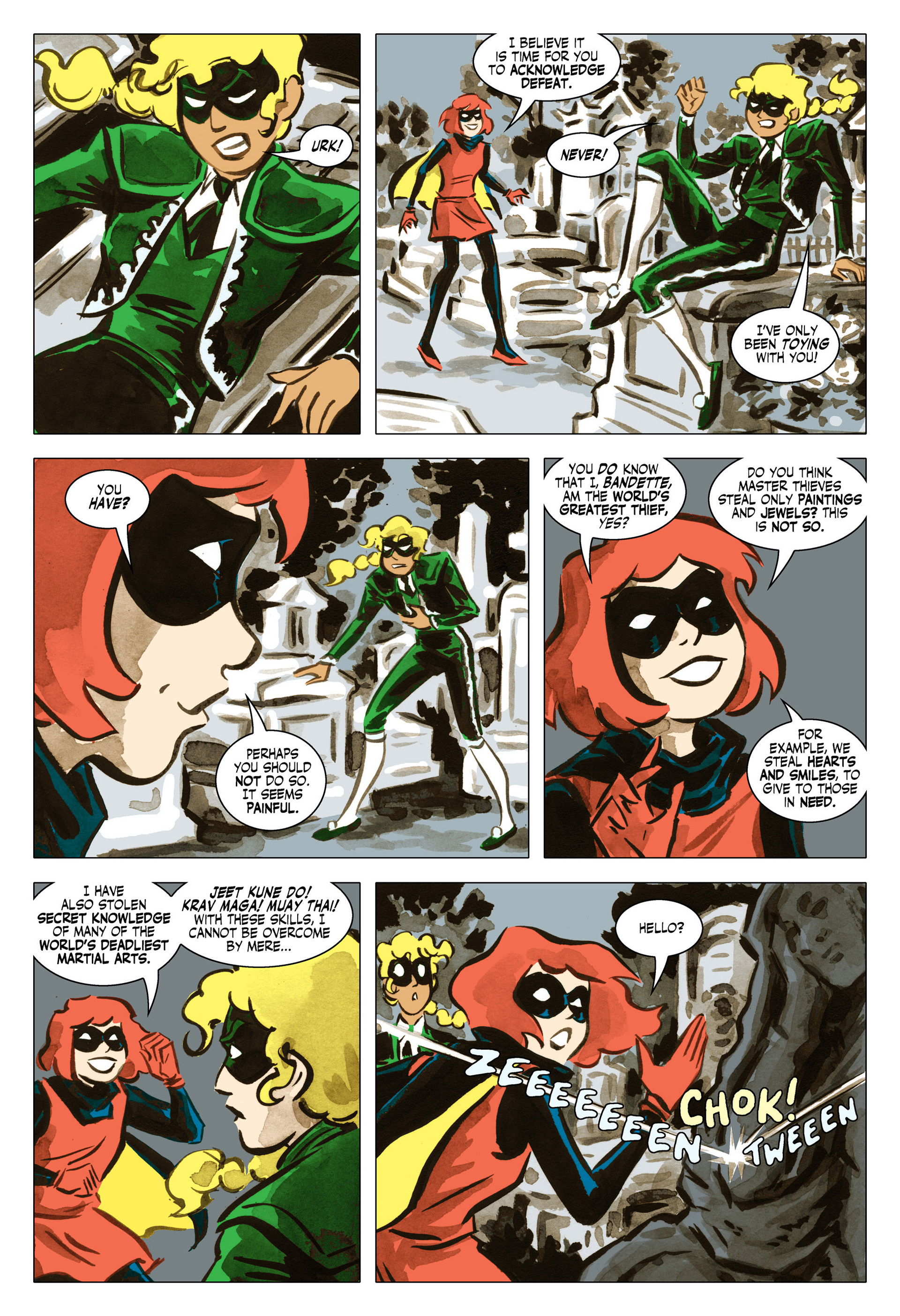Read online Bandette (2012) comic -  Issue #4 - 14