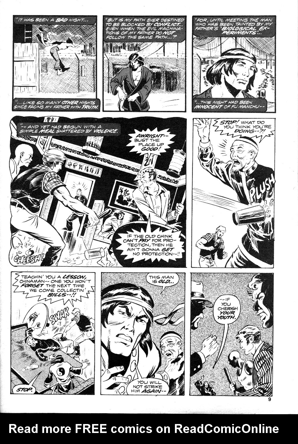 Read online The Deadly Hands of Kung Fu comic -  Issue #7 - 9