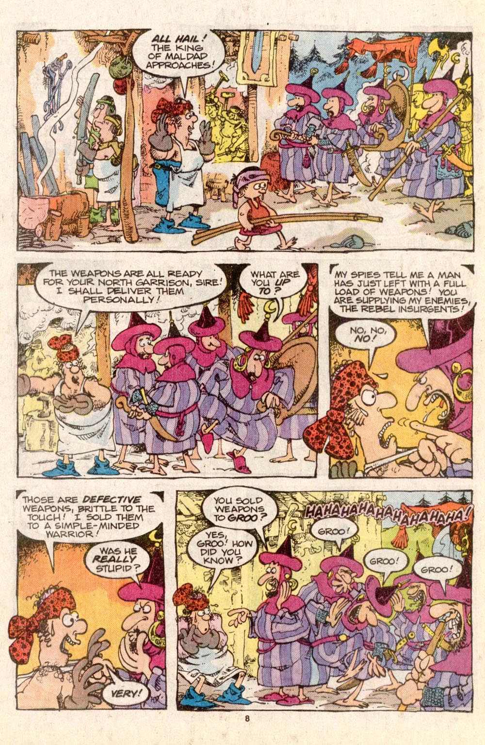 Read online Sergio Aragonés Groo the Wanderer comic -  Issue #31 - 7
