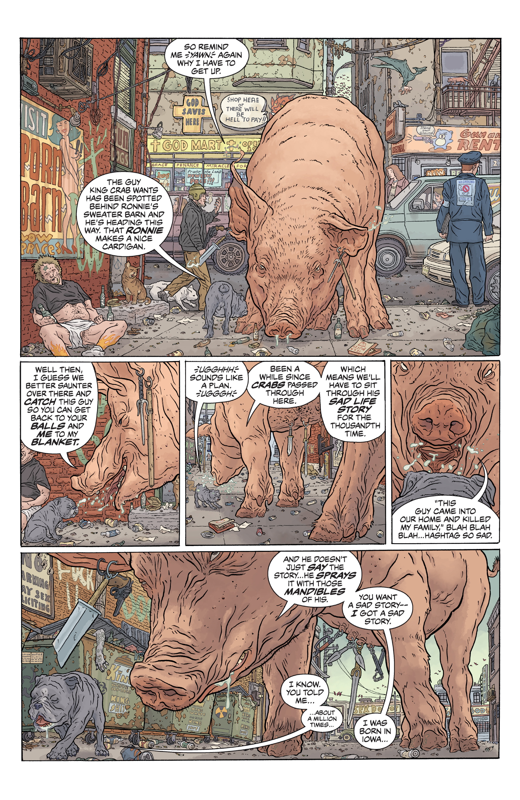 Read online The Shaolin Cowboy: Who'll Stop the Reign? comic -  Issue #2 - 13