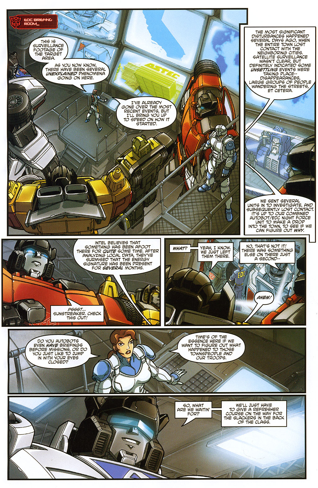 Read online Transformers: Generation 1 (2004) comic -  Issue #7 - 12