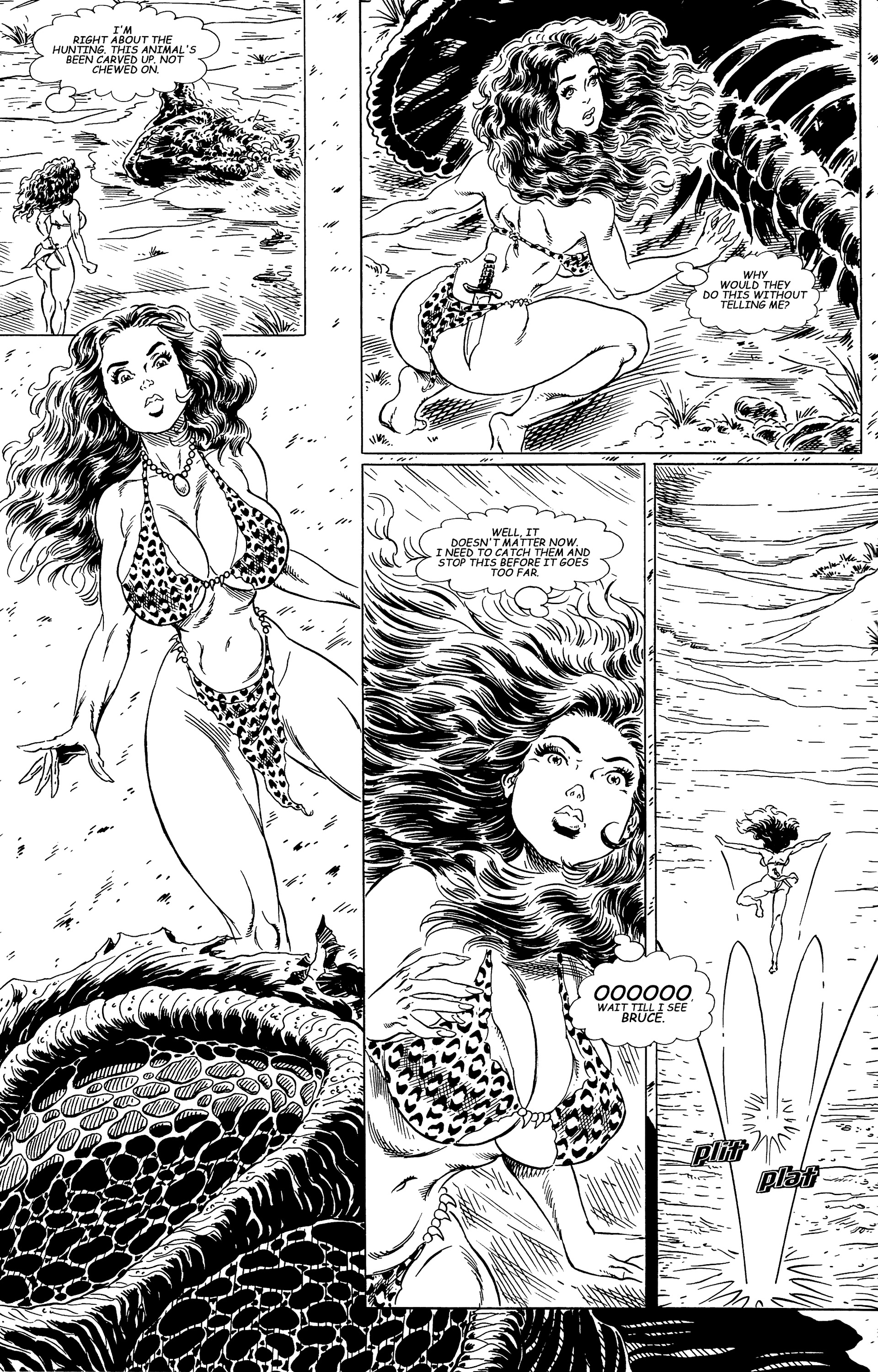 Read online Cavewoman: Hunt comic -  Issue #2 - 4