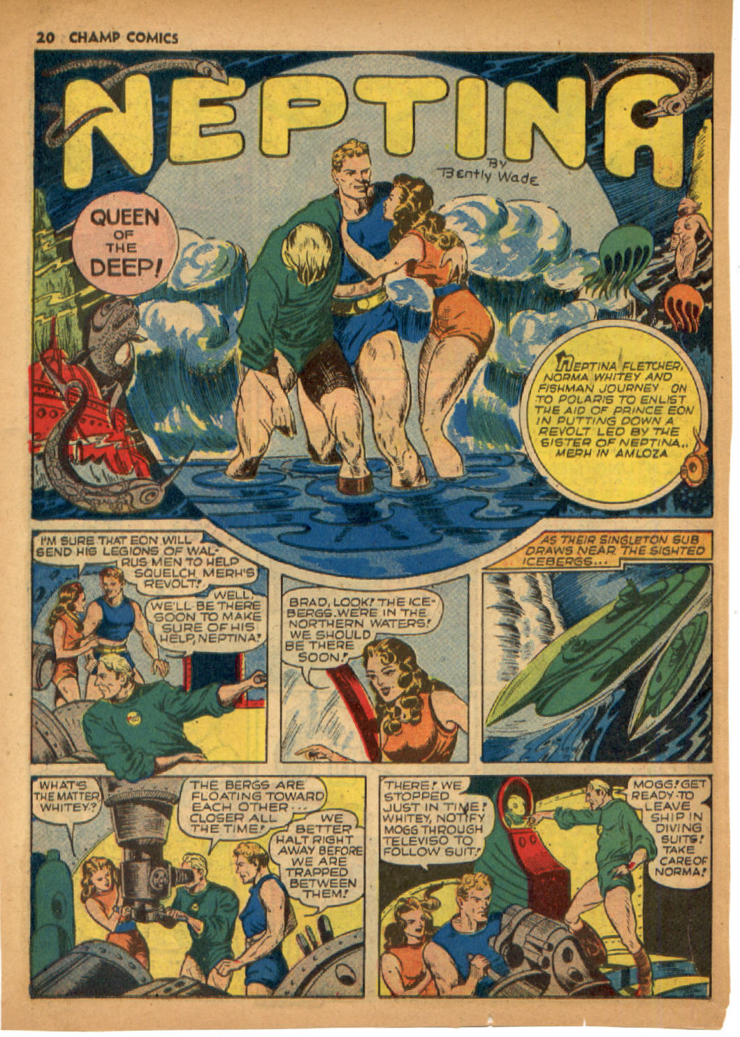 Read online Champ Comics comic -  Issue #13 - 22