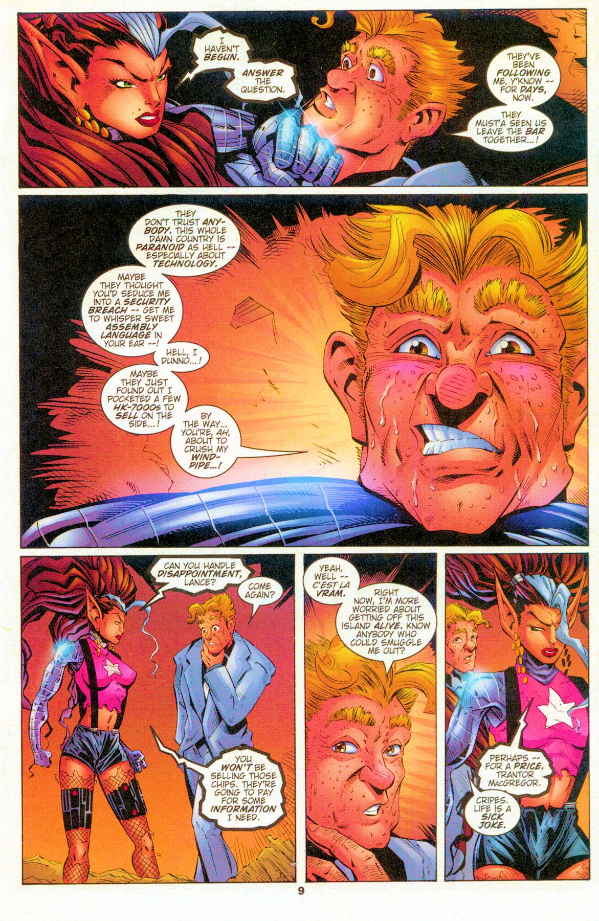 Read online Cybernary comic -  Issue #3 - 9