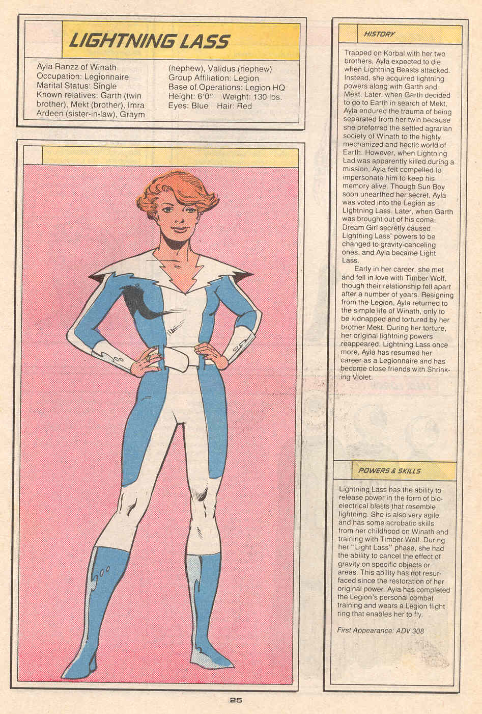 Read online Who's Who in the Legion of Super-Heroes comic -  Issue #4 - 27