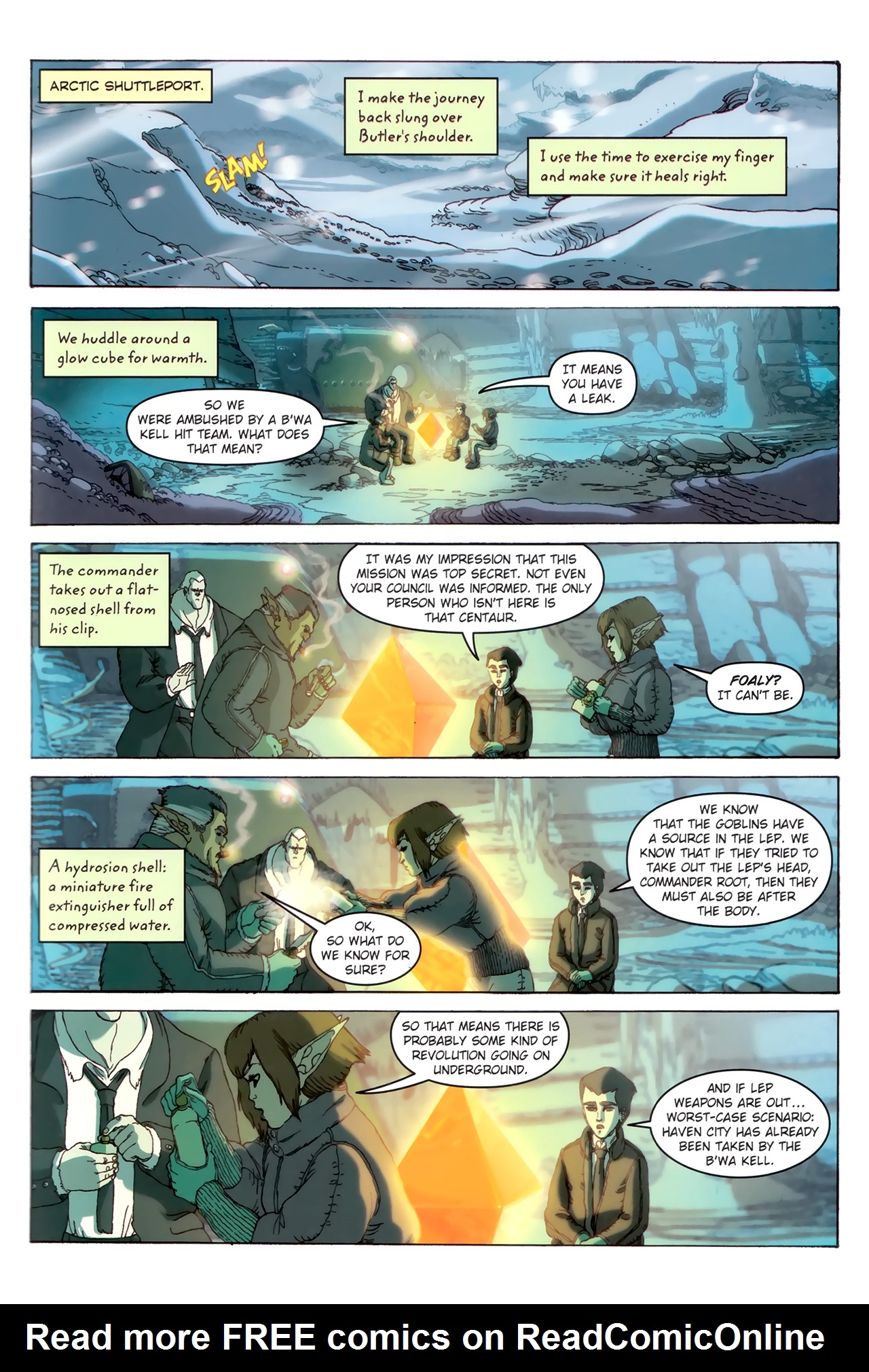 Read online Artemis Fowl: The Arctic Incident comic -  Issue # TPB - 78