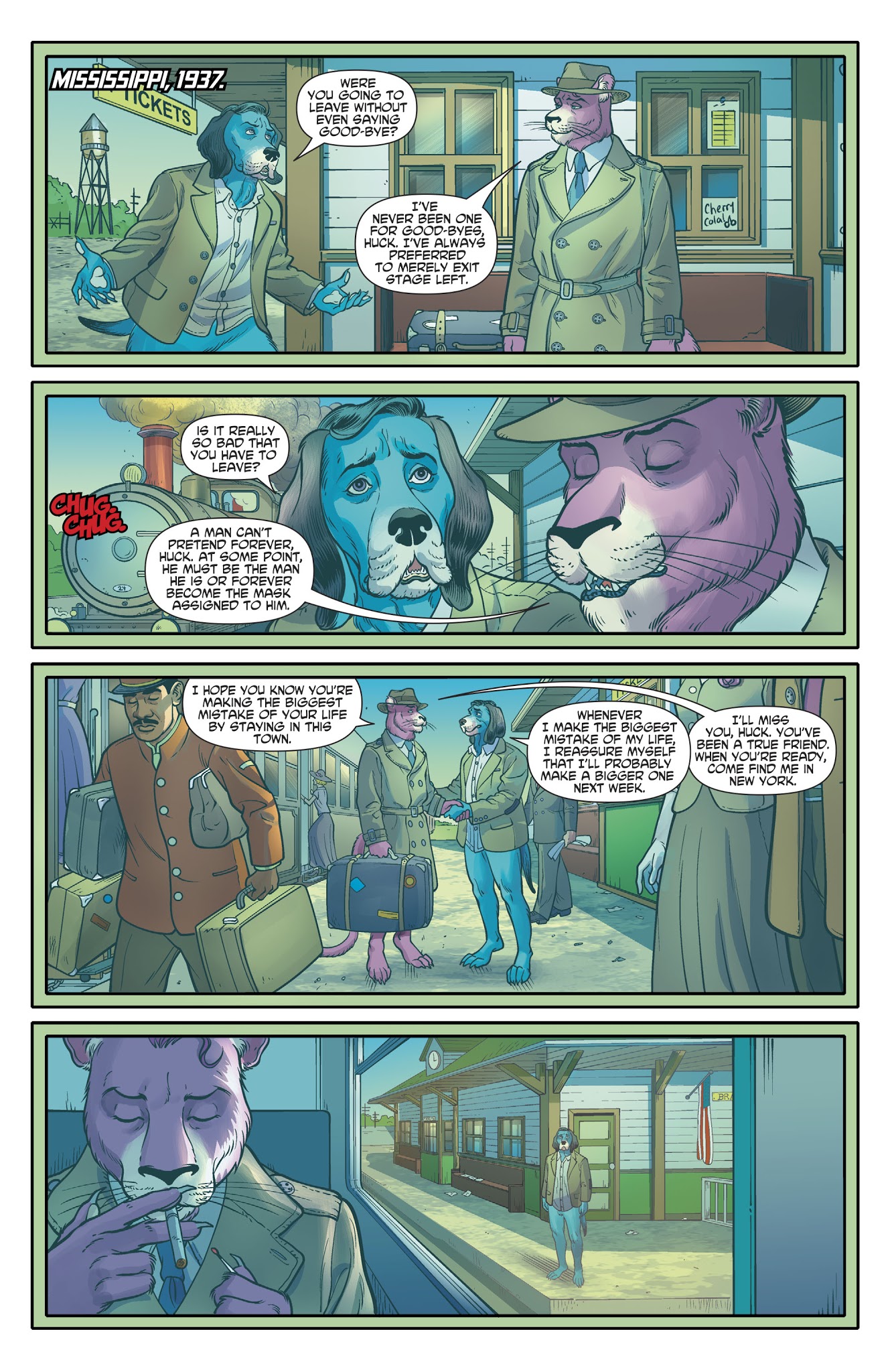 Read online Exit Stage Left: The Snagglepuss Chronicles comic -  Issue #4 - 10
