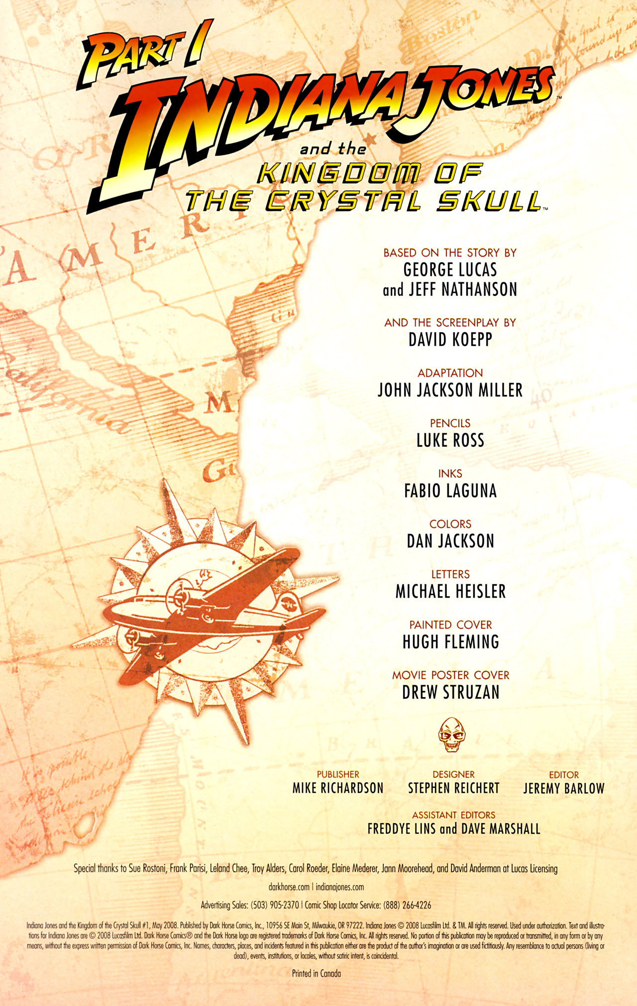 Read online Indiana Jones and the Kingdom of the Crystal Skull comic -  Issue #1 - 2
