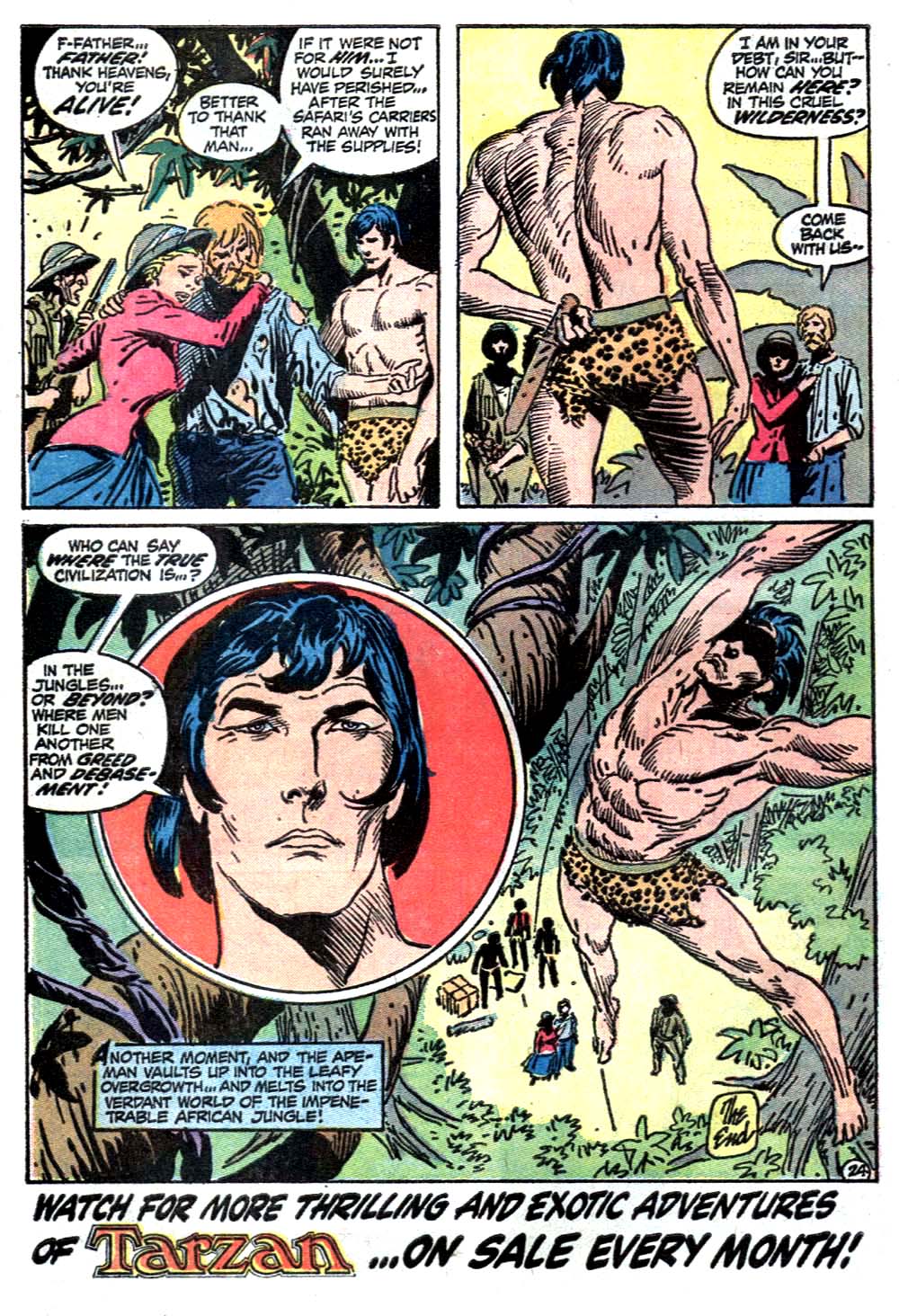 Read online Tarzan (1972) comic -  Issue #210 - 25