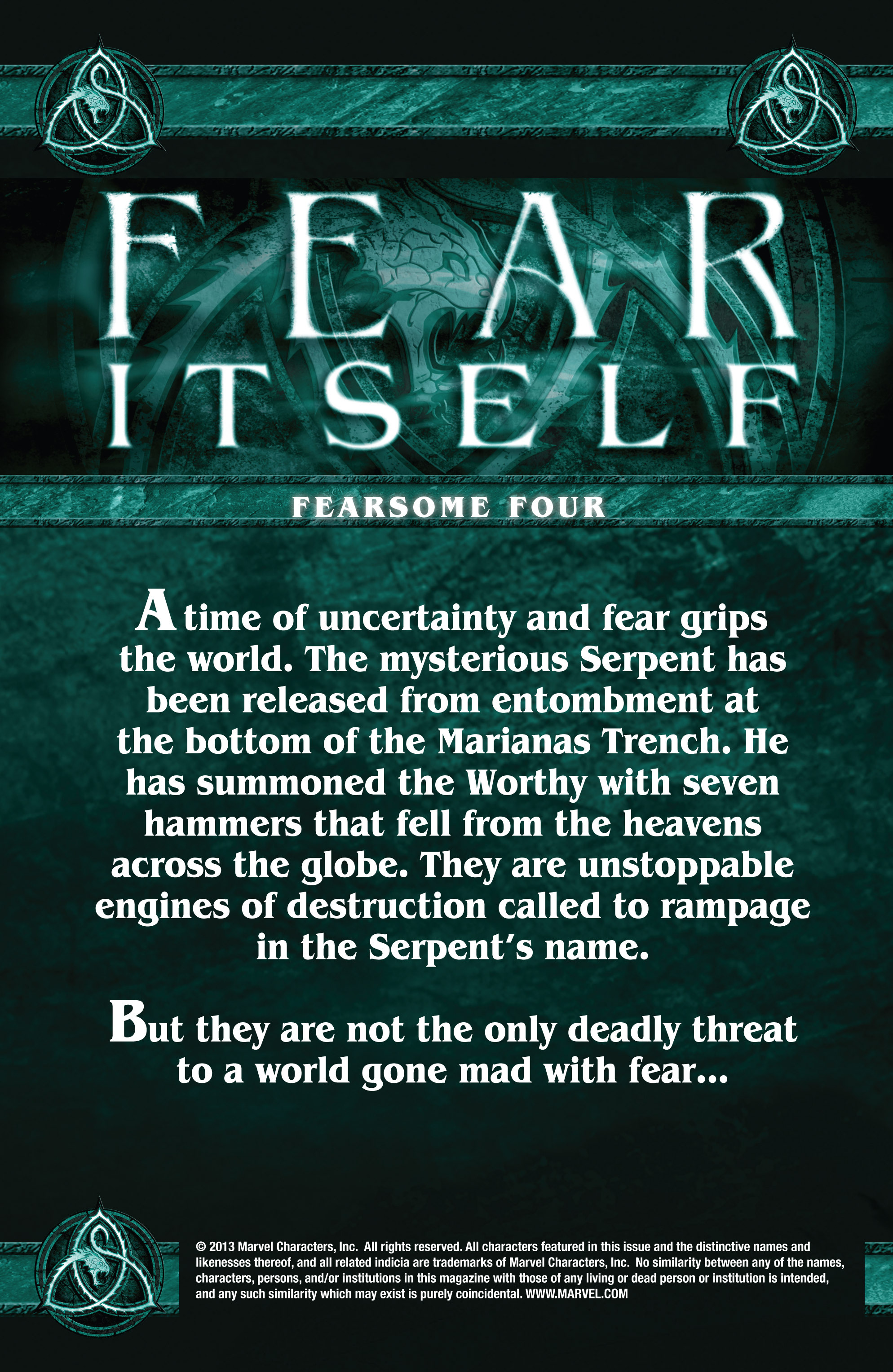 Read online Fear Itself: Fearsome Four comic -  Issue #1 - 2