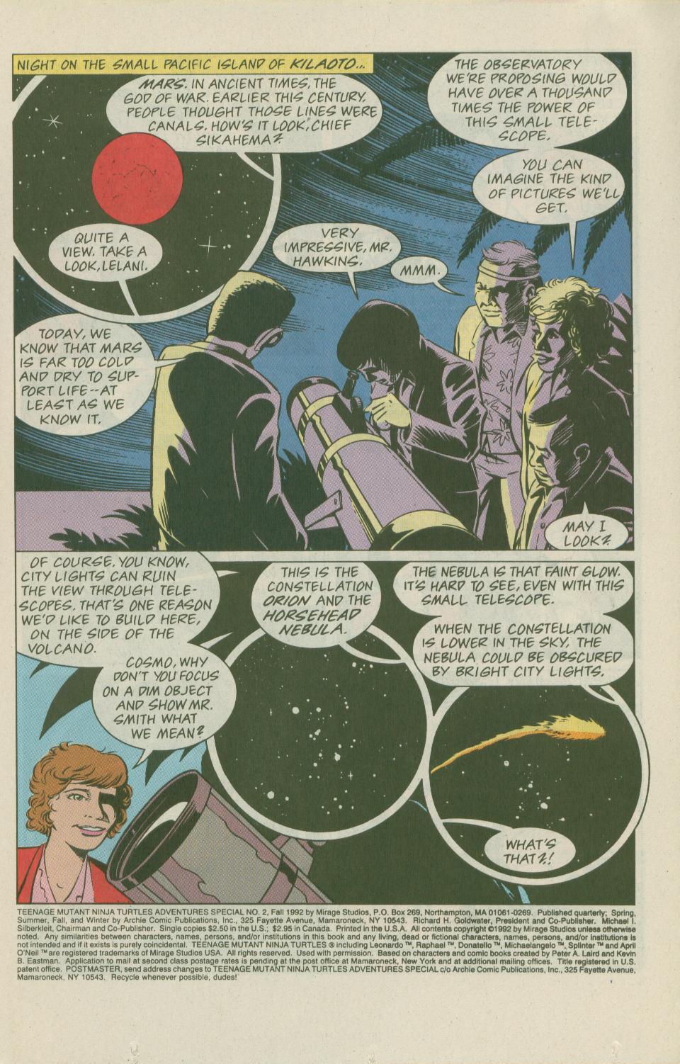 Read online Teenage Mutant Ninja Turtles Adventures (1989) comic -  Issue # _Special 2 - 2