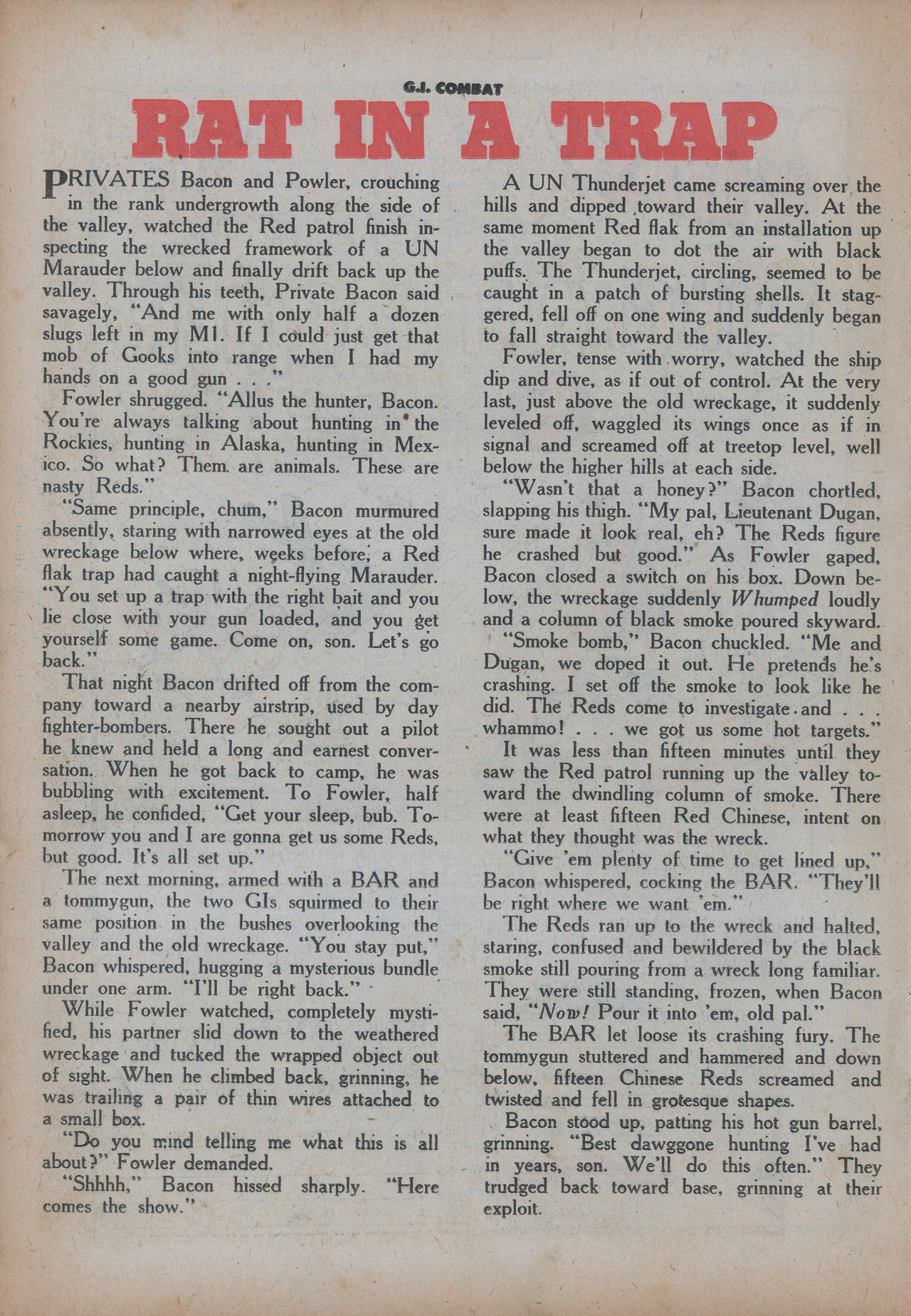 Read online G.I. Combat (1952) comic -  Issue #24 - 27