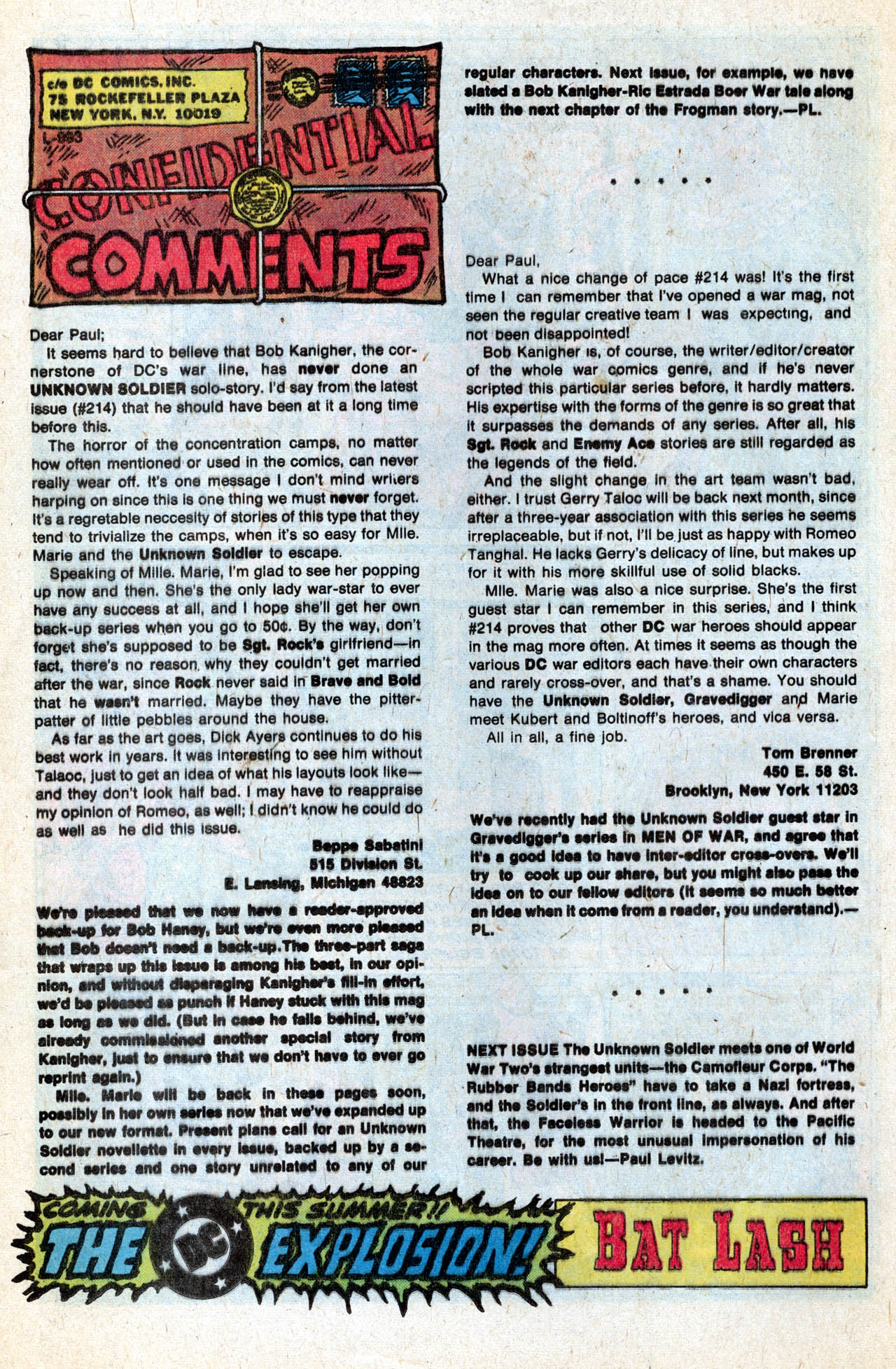 Read online Unknown Soldier (1977) comic -  Issue #219 - 33