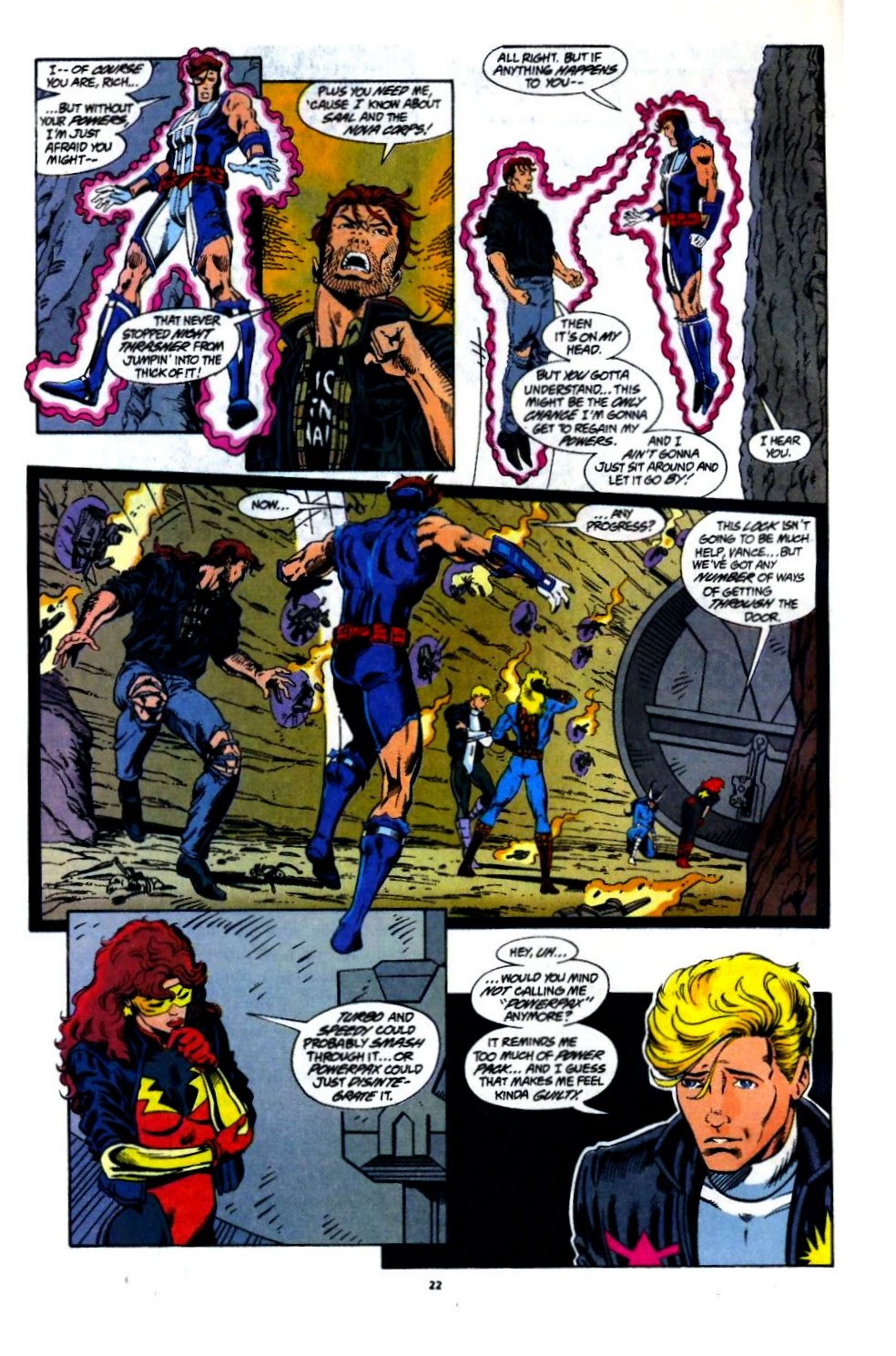 Read online The New Warriors comic -  Issue #60 - 17