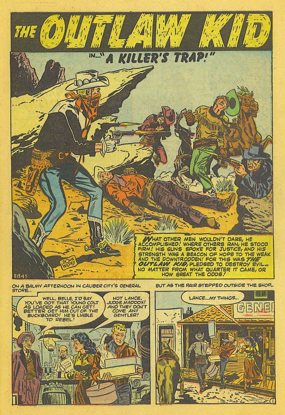 Read online The Outlaw Kid (1954) comic -  Issue #1 - 19