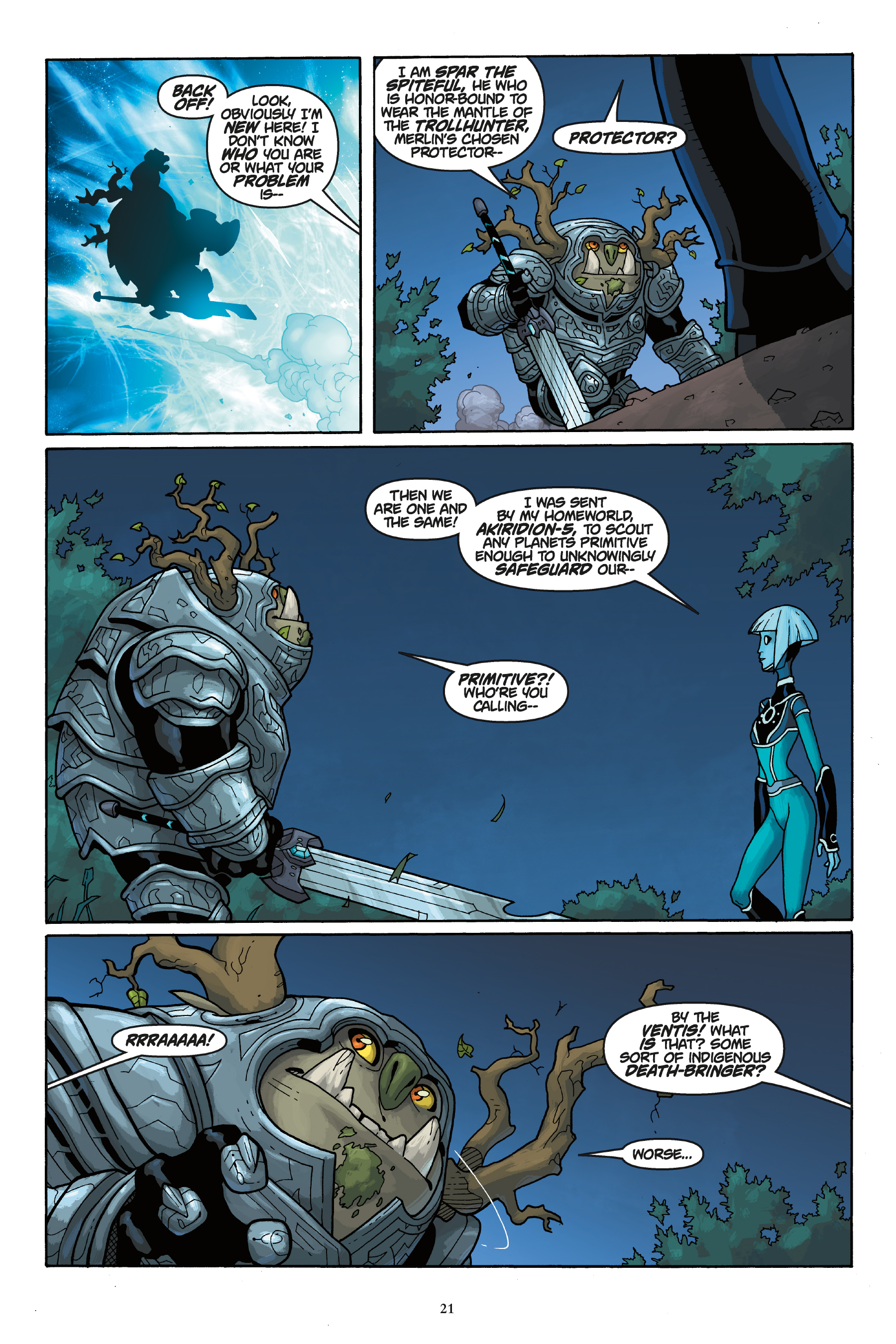 Read online Trollhunters: Tales of Arcadia-The Felled comic -  Issue # TPB - 22