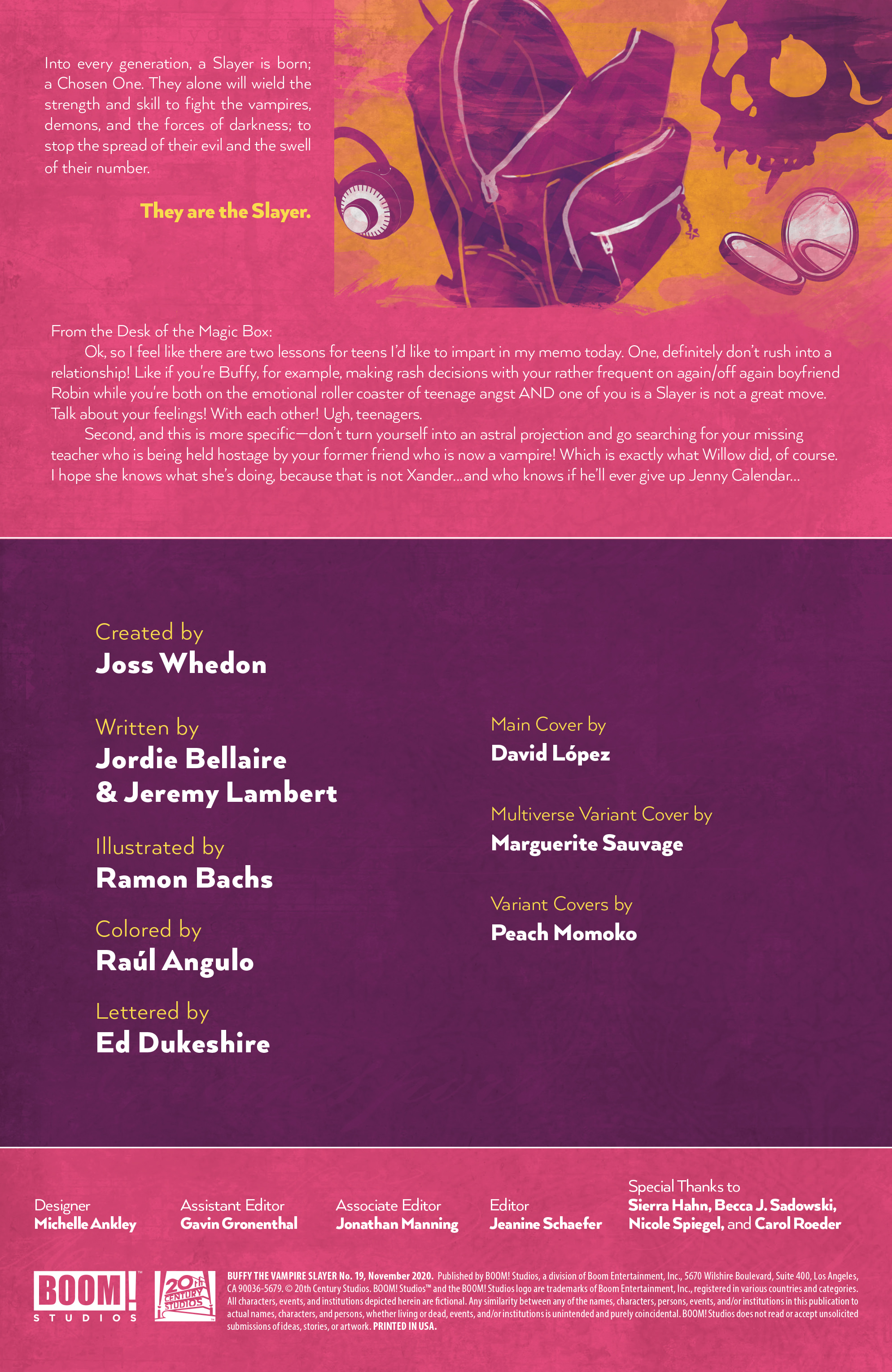 Read online Buffy the Vampire Slayer comic -  Issue #19 - 2