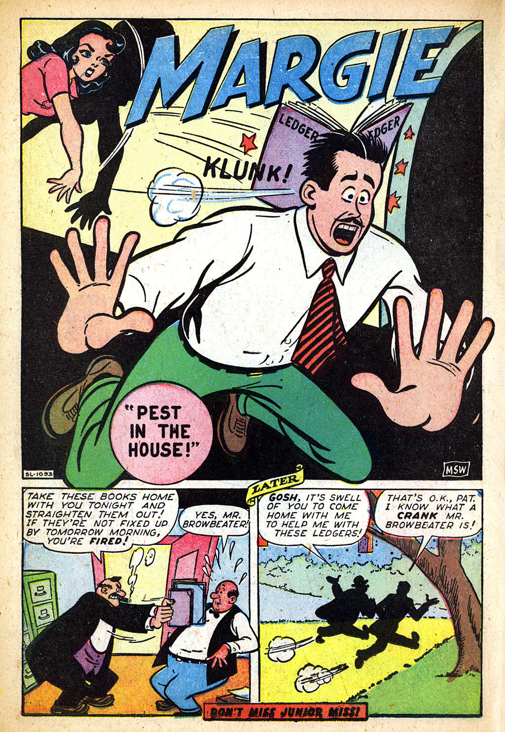 Read online Willie Comics (1946) comic -  Issue #7 - 22