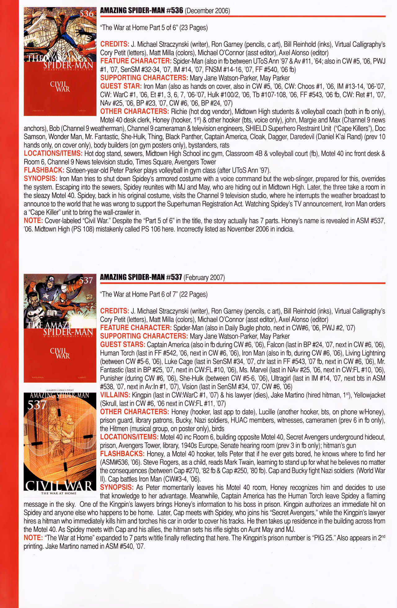 Read online Official Index to the Marvel Universe comic -  Issue #13 - 4
