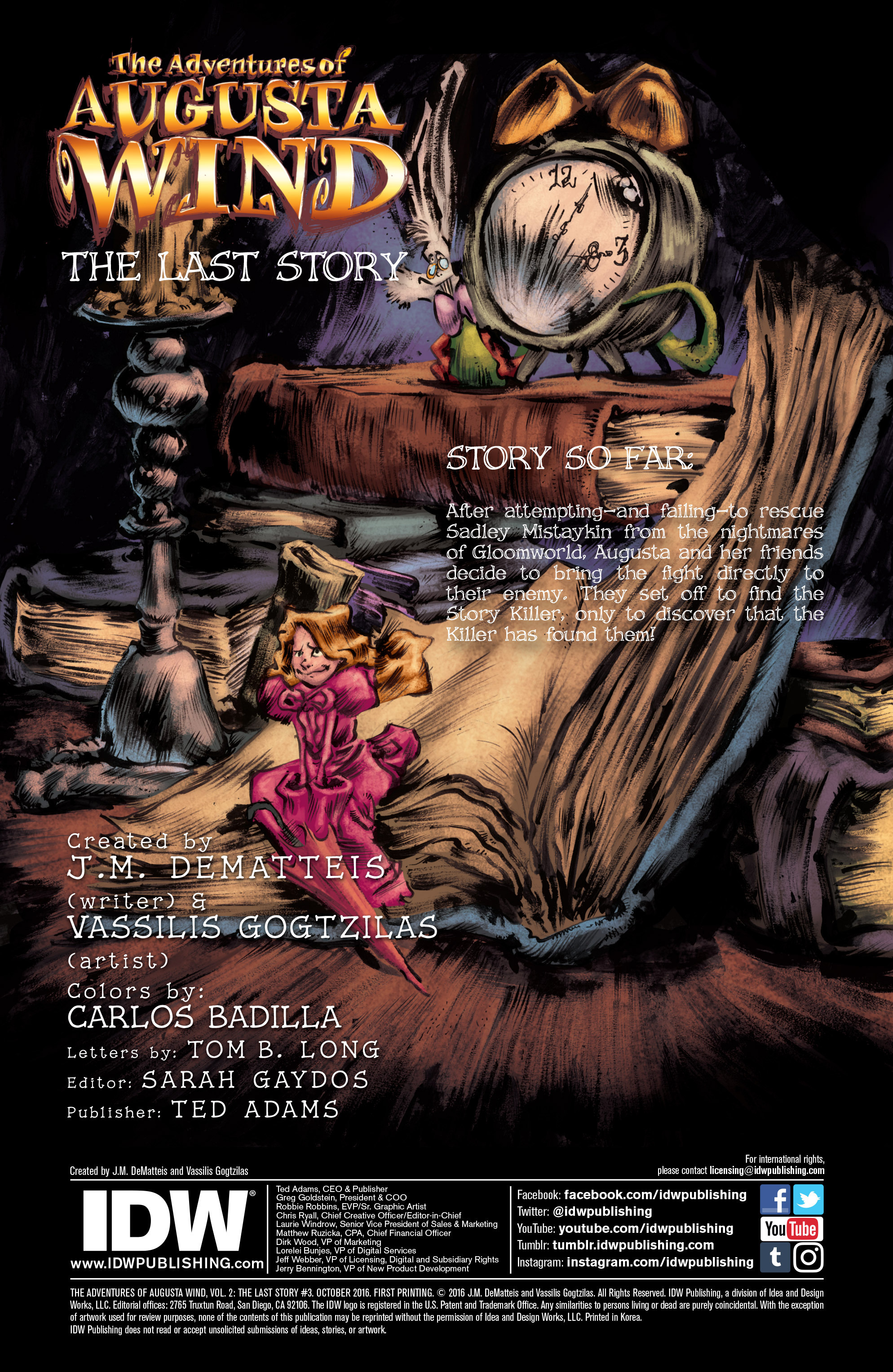 The Adventures of Augusta Wind: The Last Story Issue #3 #3 - English 2