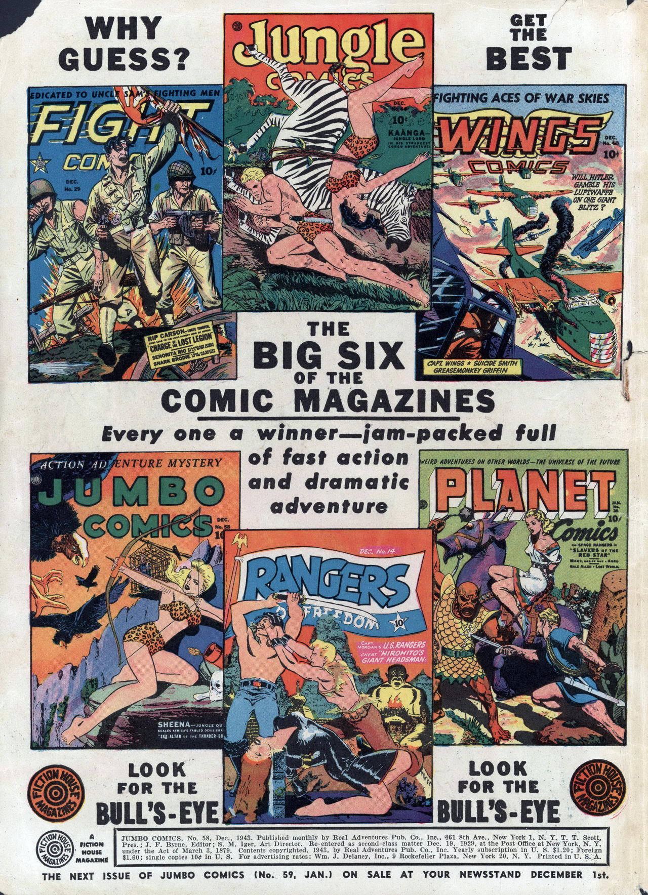 Read online Jumbo Comics comic -  Issue #58 - 2