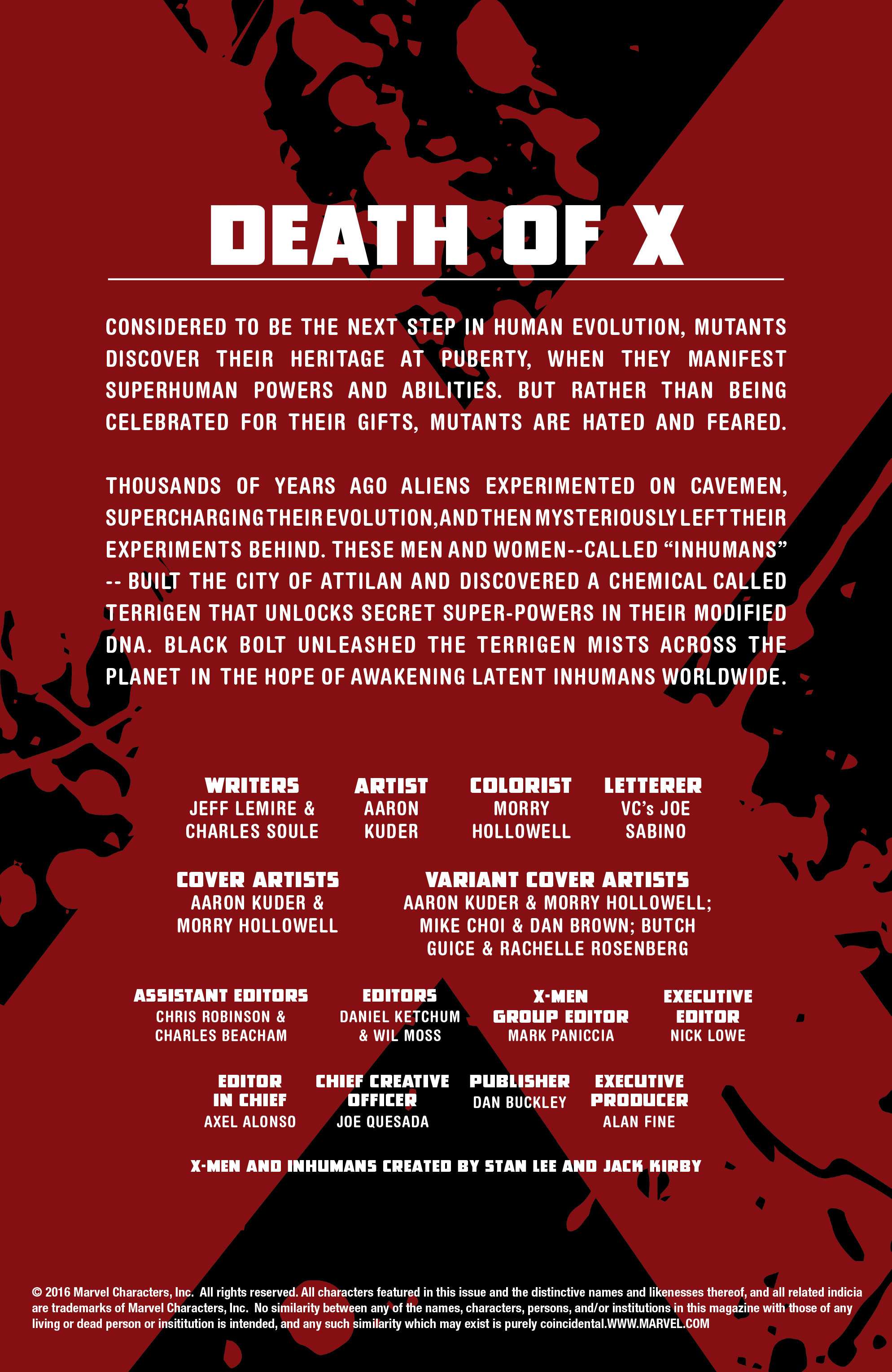 Read online Death of X comic -  Issue #1 - 2