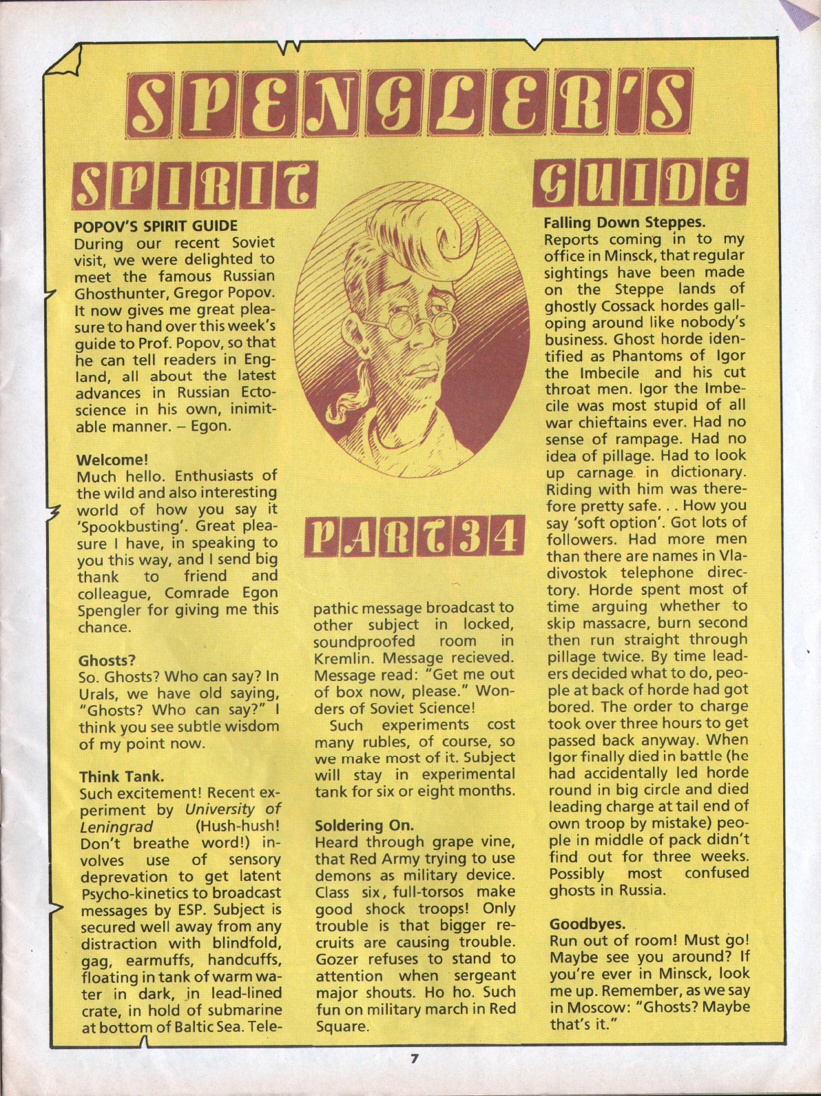 Read online The Real Ghostbusters comic -  Issue #34 - 7