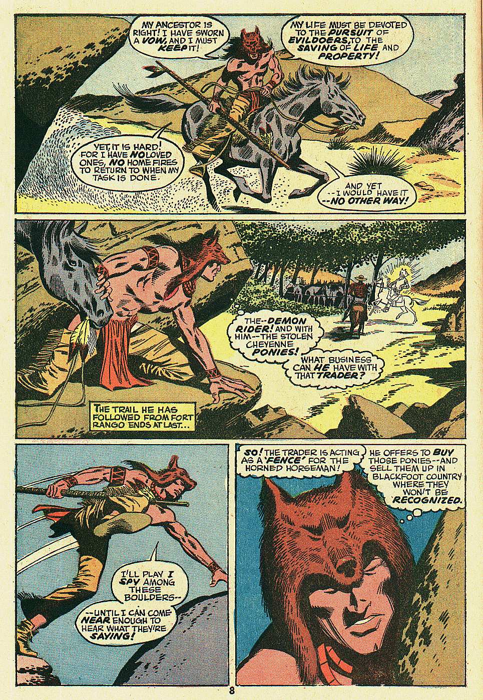 Read online Red Wolf (1972) comic -  Issue #6 - 7