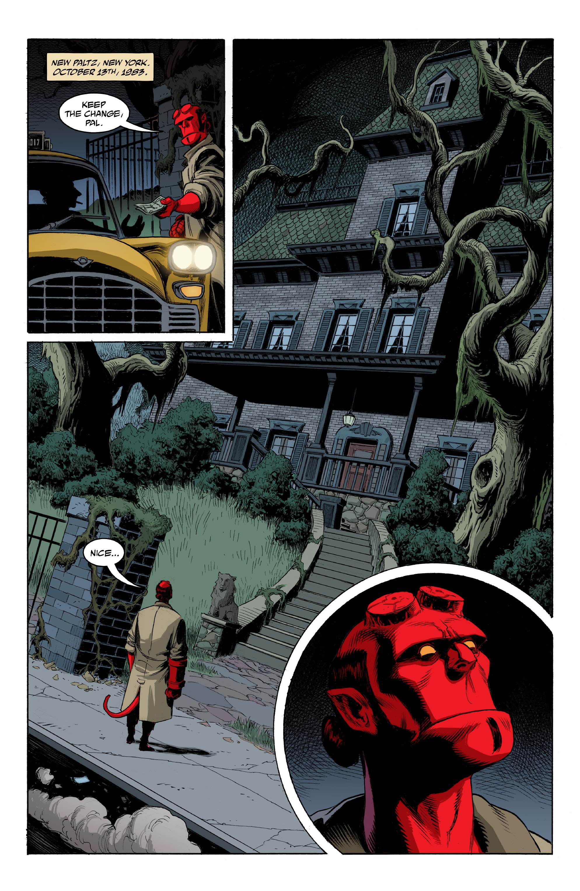 Read online Hellboy and the B.P.R.D.: The Secret of Chesbro House comic -  Issue #1 - 3