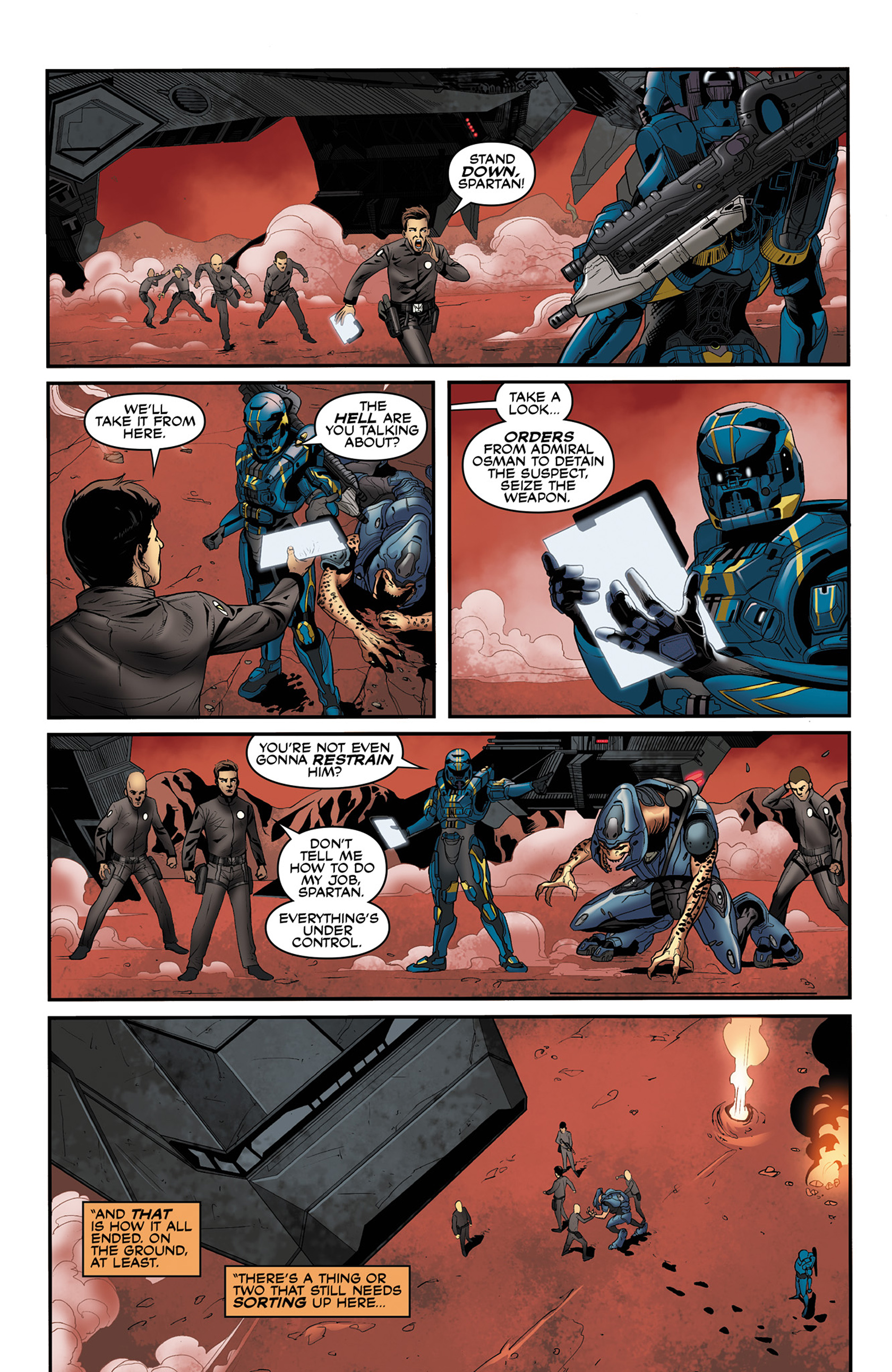Read online Halo: Escalation comic -  Issue #12 - 22