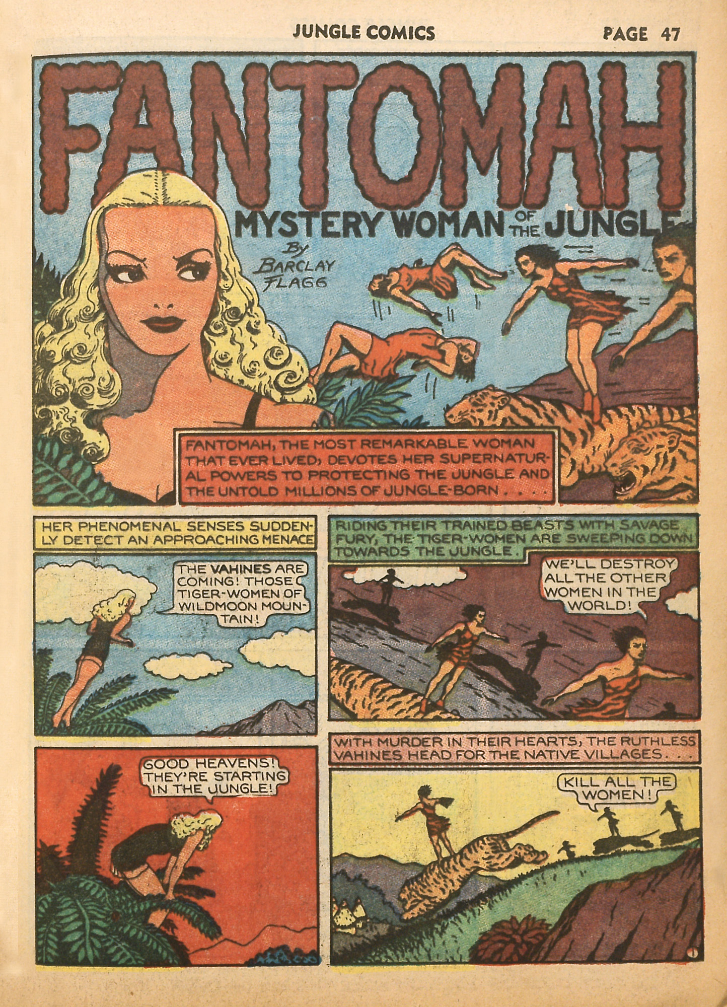 Read online Jungle Comics comic -  Issue #13 - 49